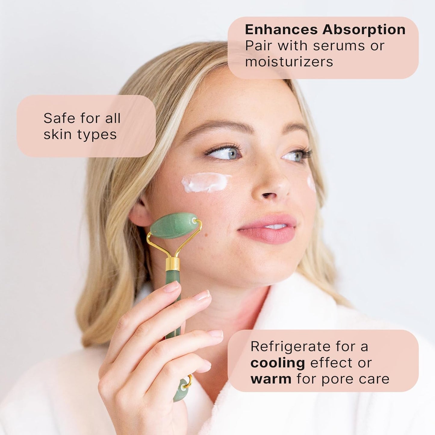 Beauty by Earth Jade Roller for Face