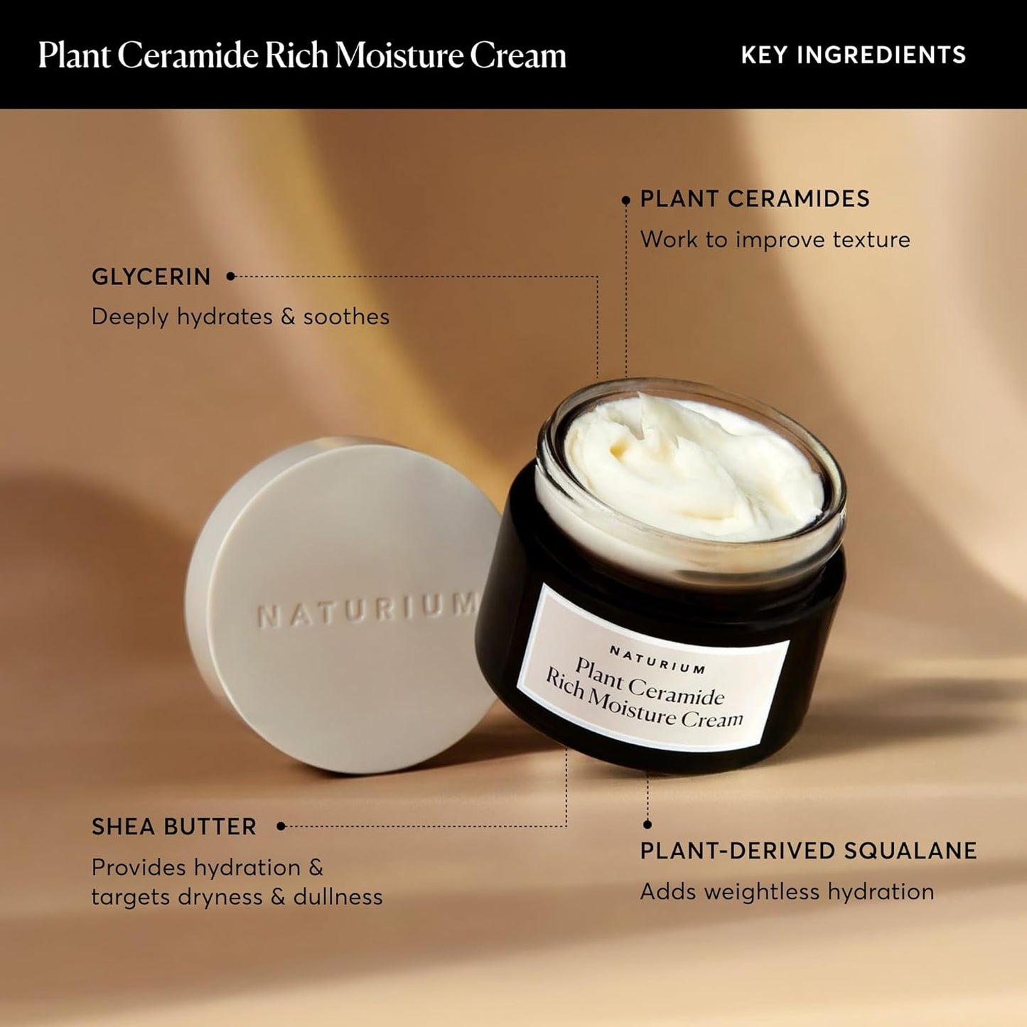 Naturium Plant Ceramide Rich Moisture Cream - 1.7 oz
