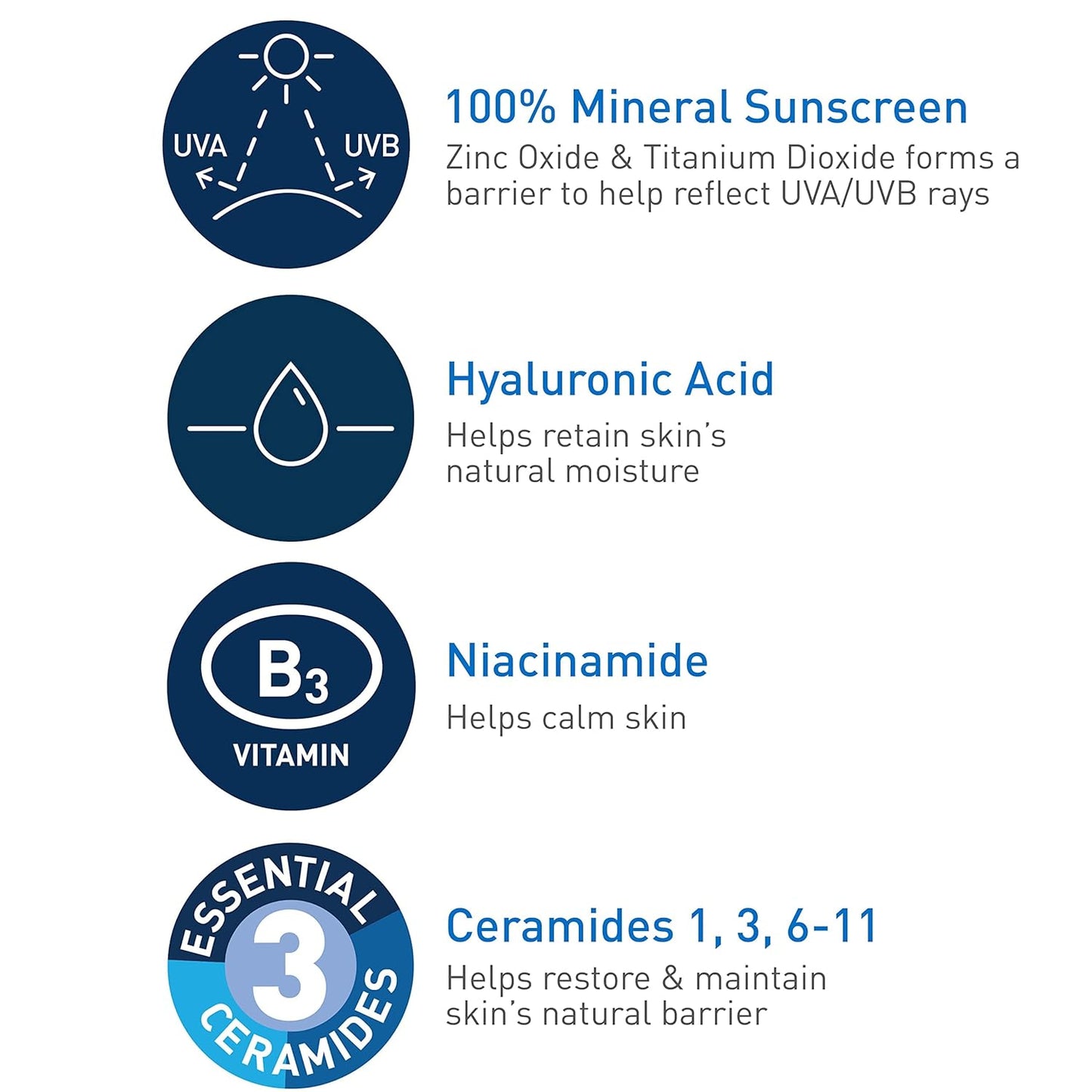 CeraVe Mineral Sunscreen Face Sunscreen with Zinc Oxide & Titanium Dioxide