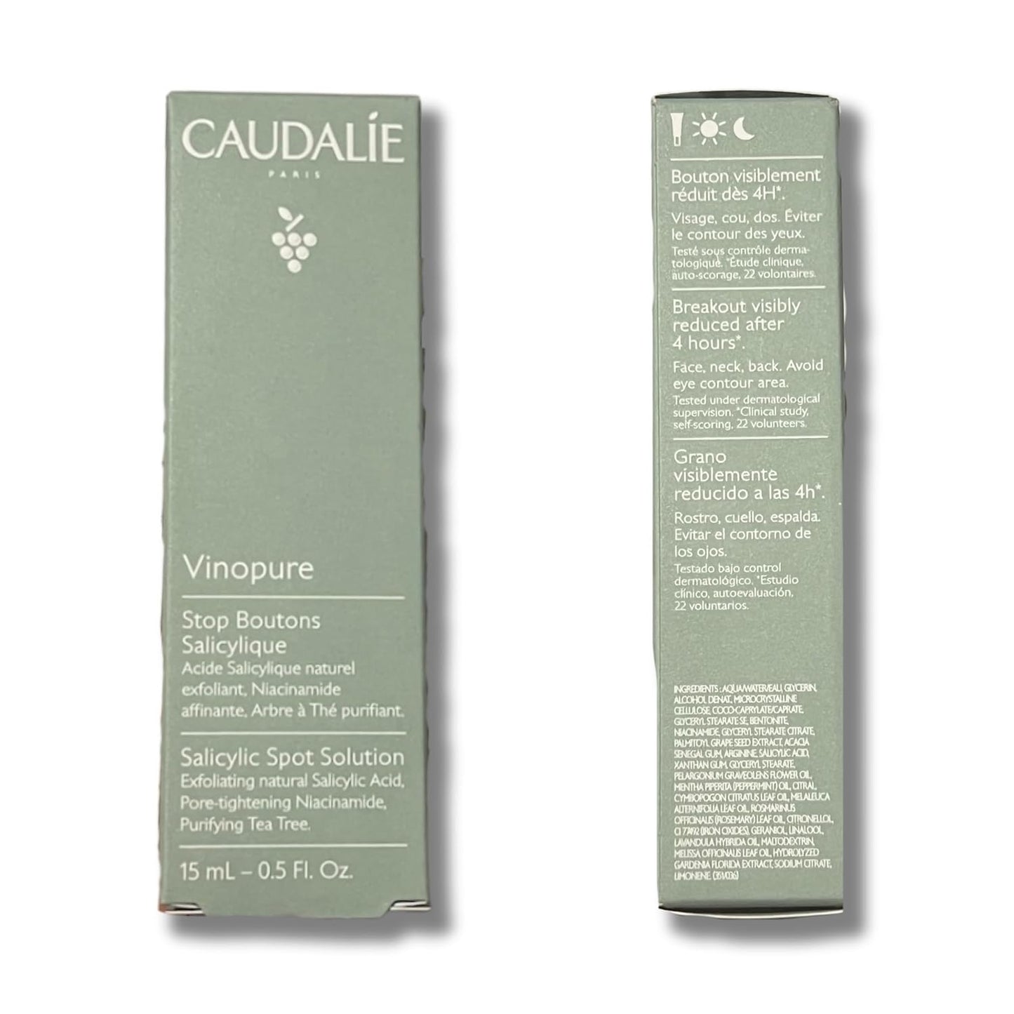 Caudalie Vinopure Color Correcting Spot Solution with Salicylic Acid