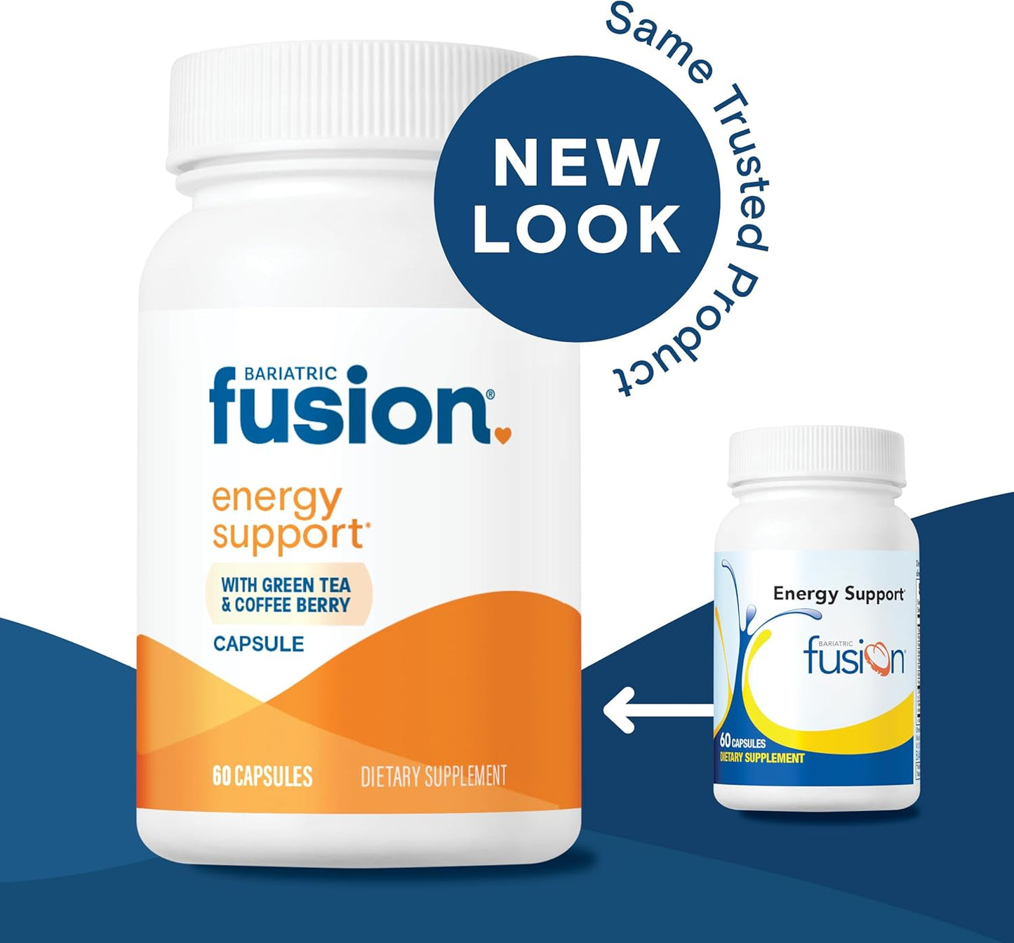 Bariatric Fusion B Vitamins for Energy Support B-Complex with 70mg - 60 Count