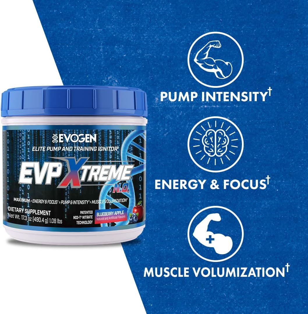 Evogen EVP Xtreme NO | Arginine Nitrate, Beta-Alanine,