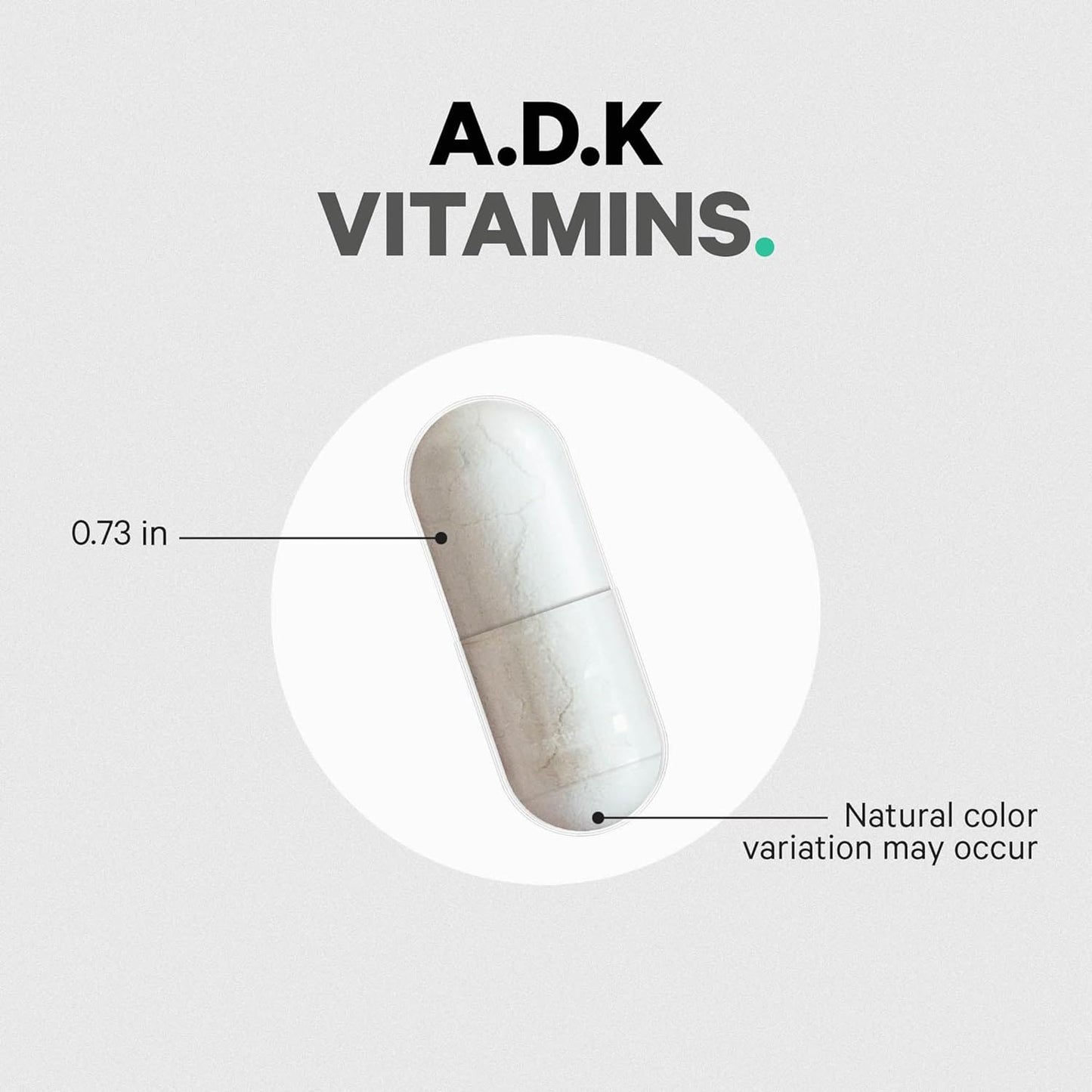 Codeage ADK Vitamins K1 & K2 Vitamin A 180 Capsules