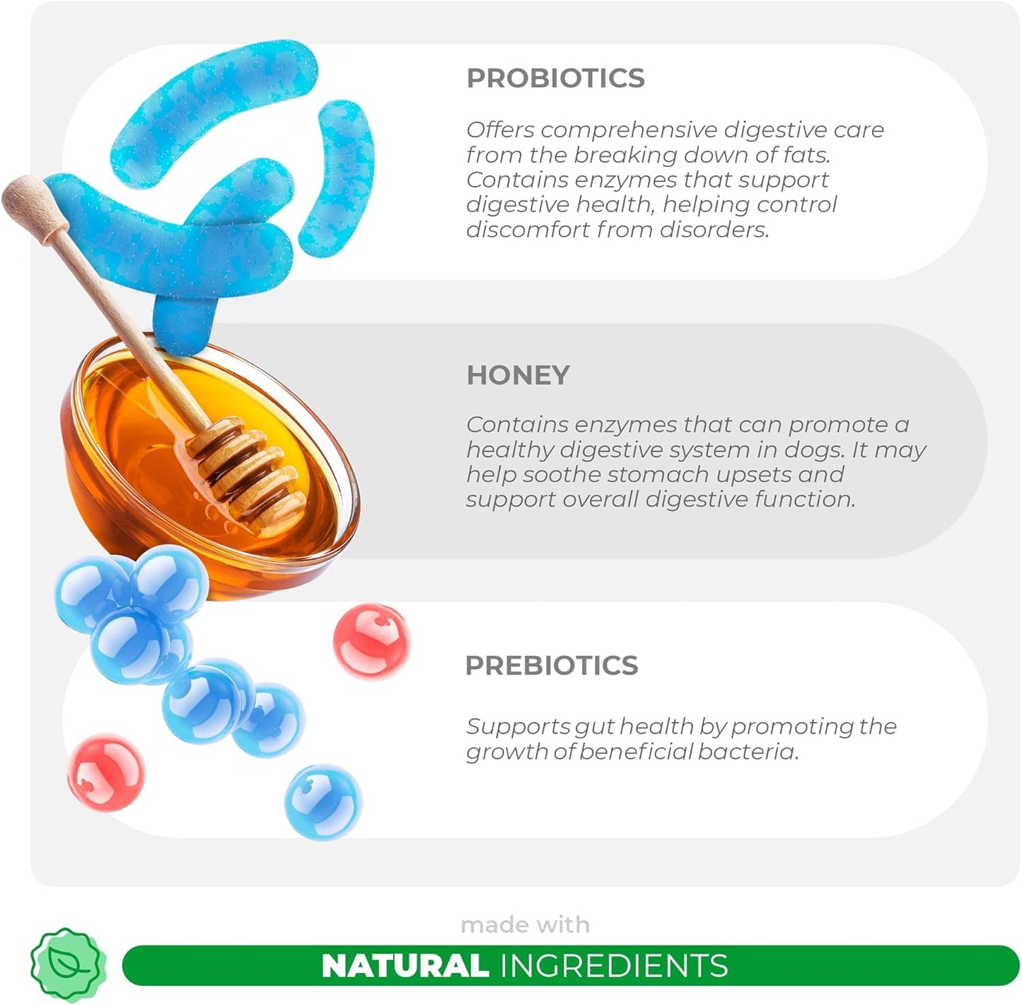 Probiotics for Dogs Digestive Health -90 soft chews