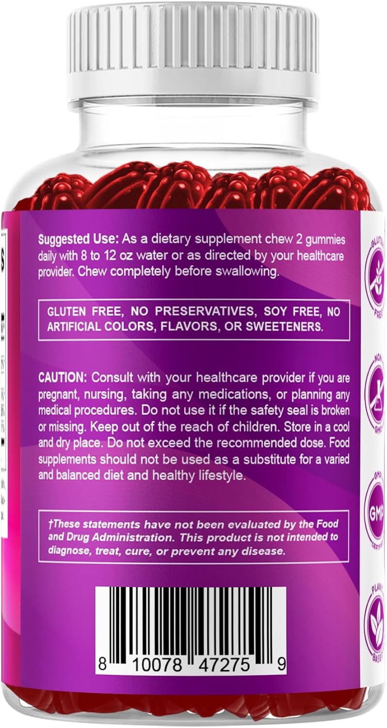 Vitamatic Vitamin B6 100mg - Berry Flavor - 60 Gummies