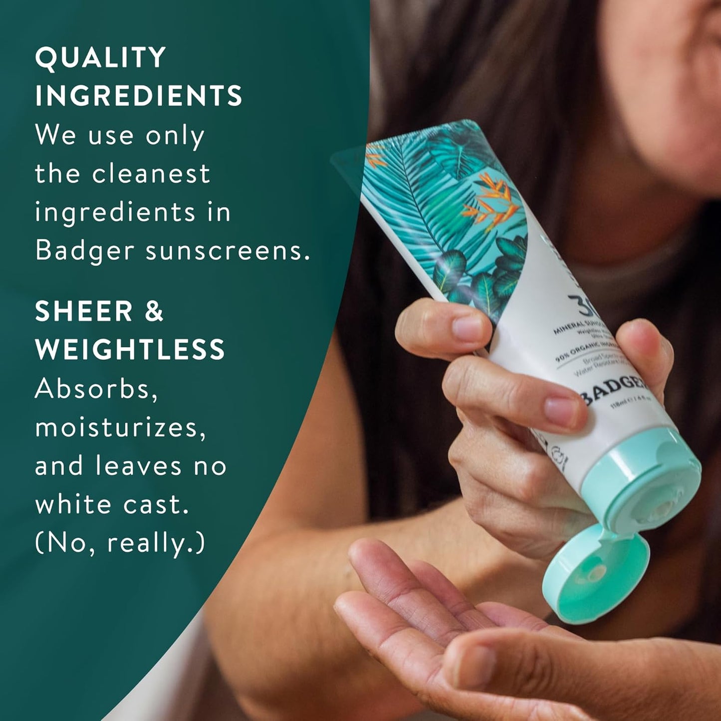 Badger Mineral Daily Sunscreen with Zinc Oxide, SPF 30 - 4 fl oz