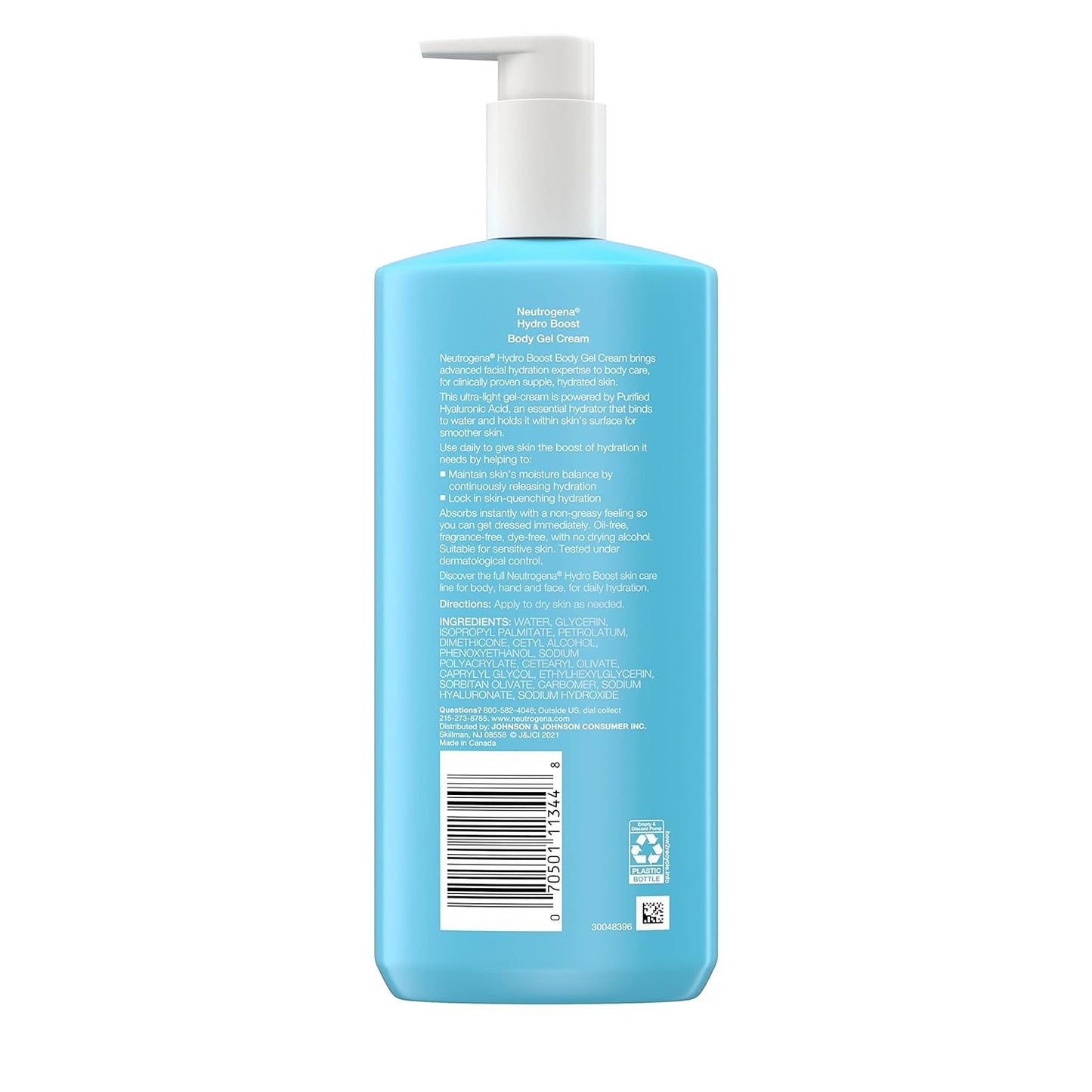 Neutrogena Hydro Boost Body Moisturizing Gel Cream with Hyaluronic Acid