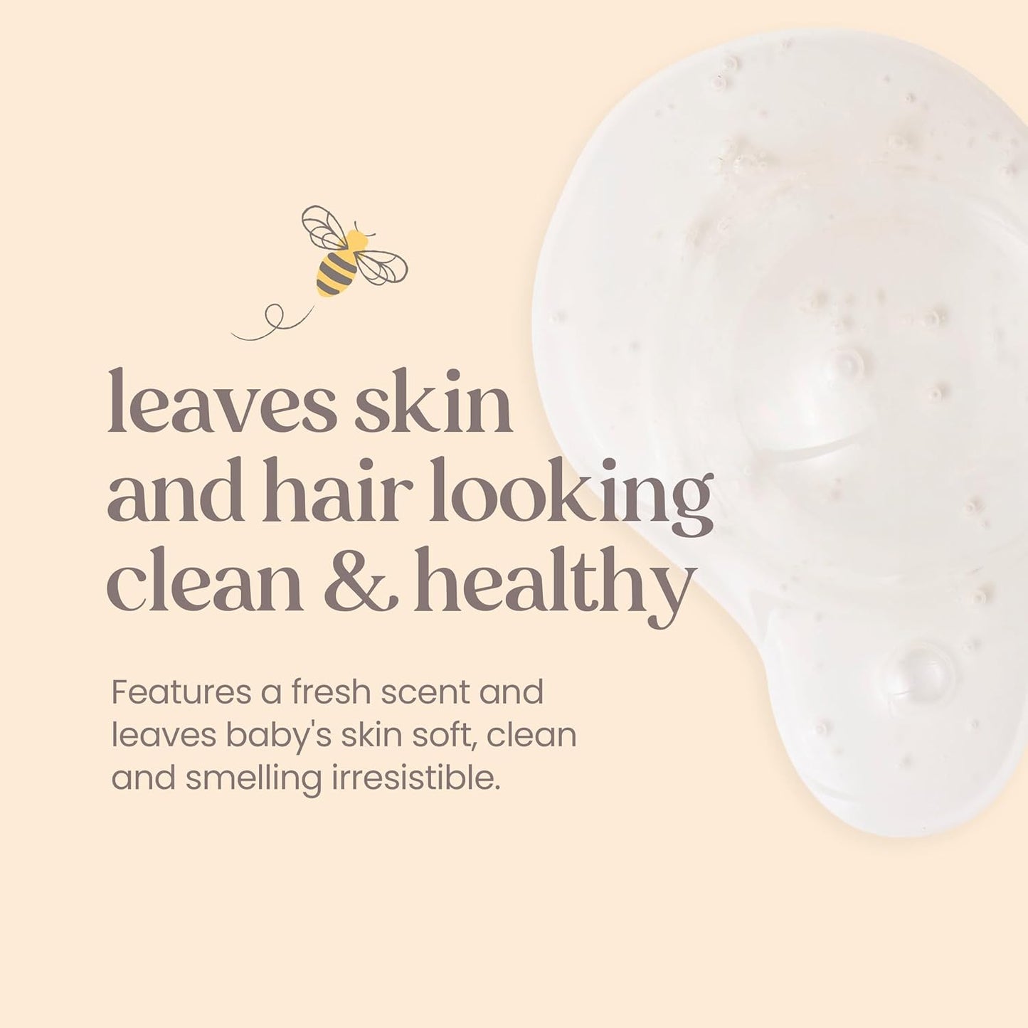 Burt's Bees Baby Shampoo & Wash, Tear Free Soap,12 Ounce (Pack of 3)