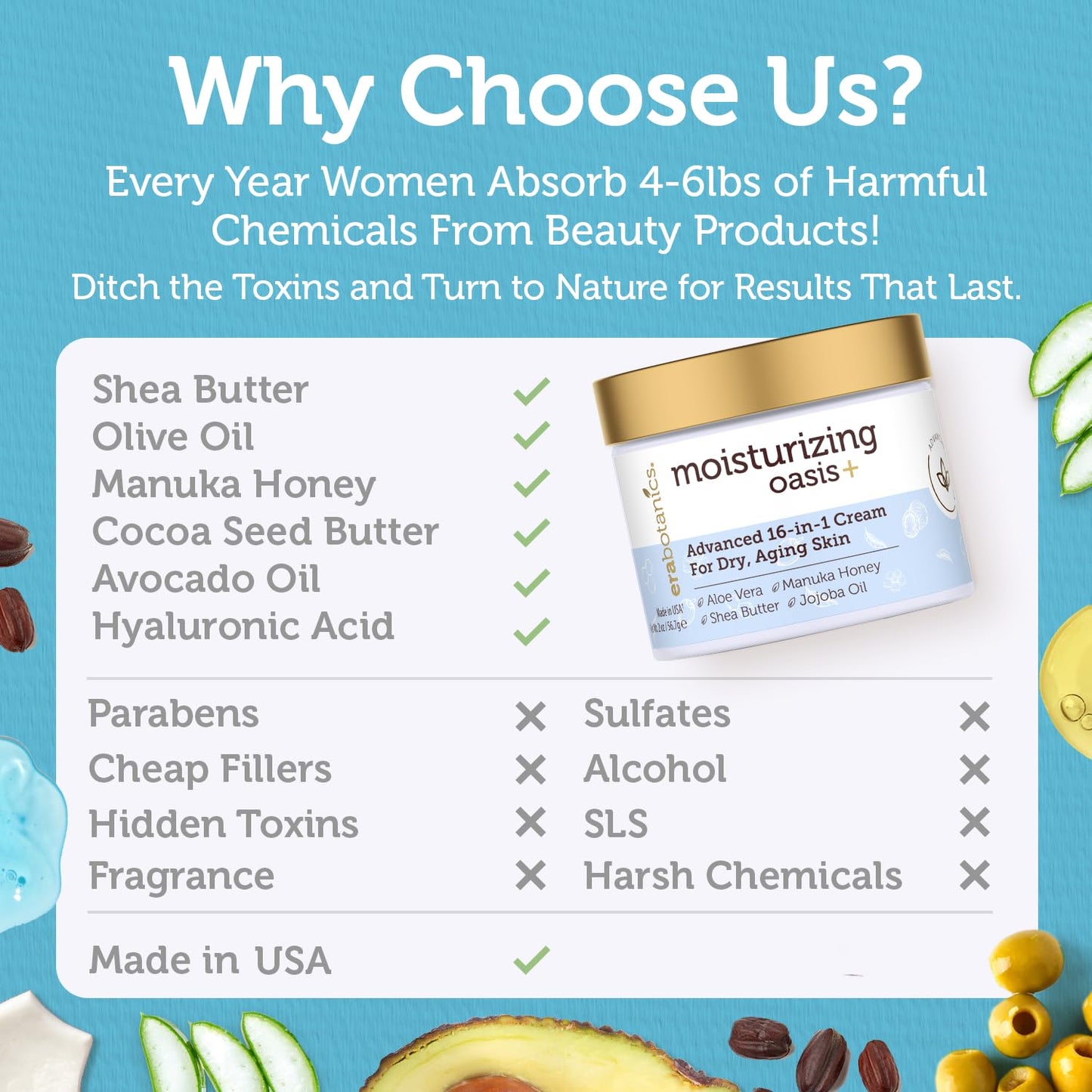 Era Organics Advanced Face Moisturizer for Dry Skin