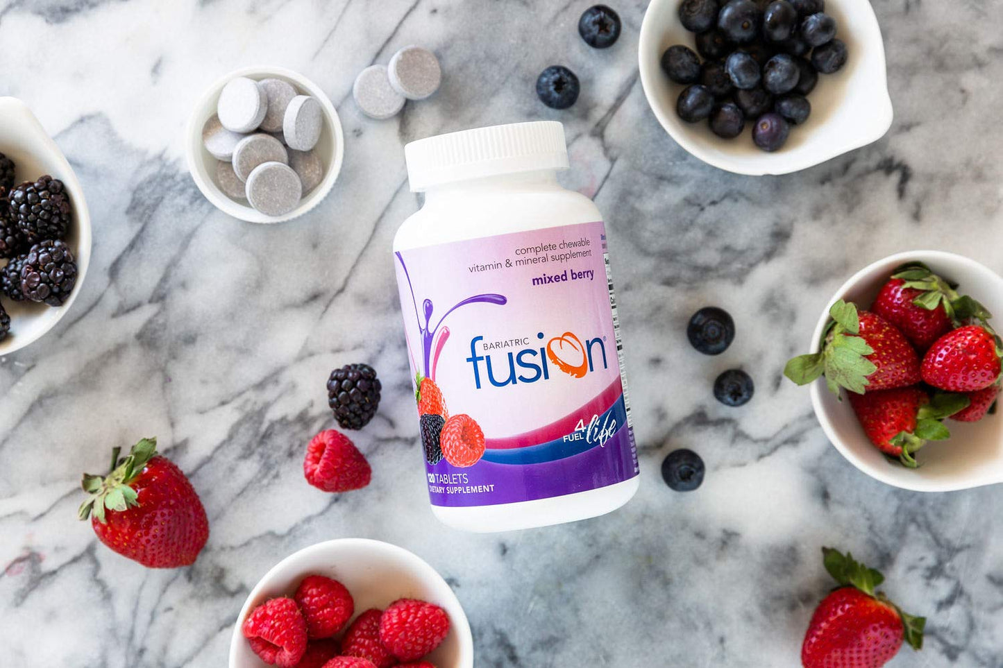 Bariatric Fusion Mixed Berry Complete Chewable - 120 Tablets