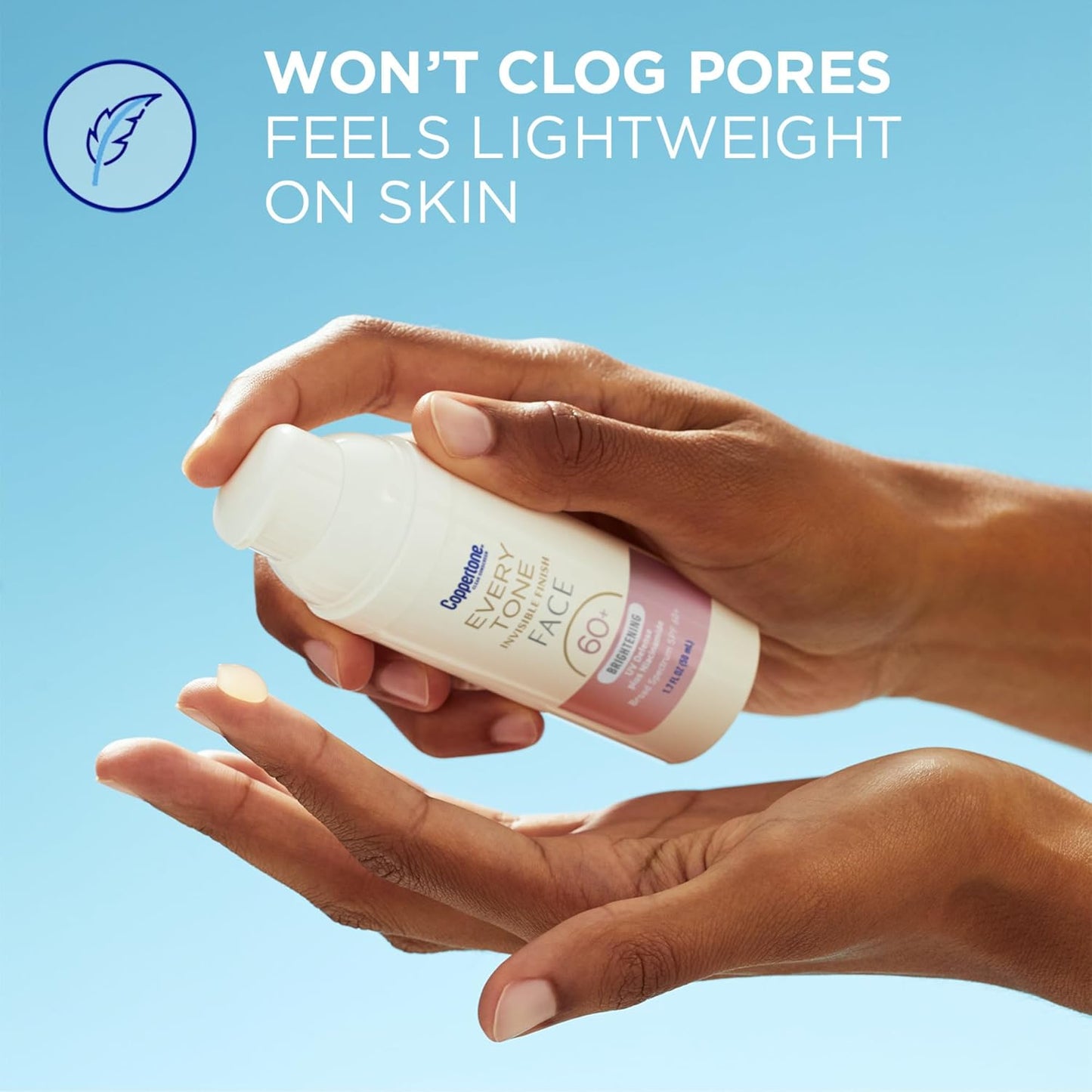 Coppertone Every Tone Invisible Finish SPF 60+ with Niacinamide,1.7 Fl Oz