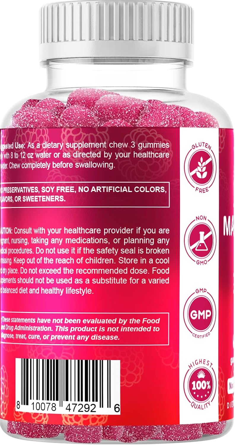 Vitamatic Extra Strength Magnesium Gummies – 255 mg - 60 Gummies