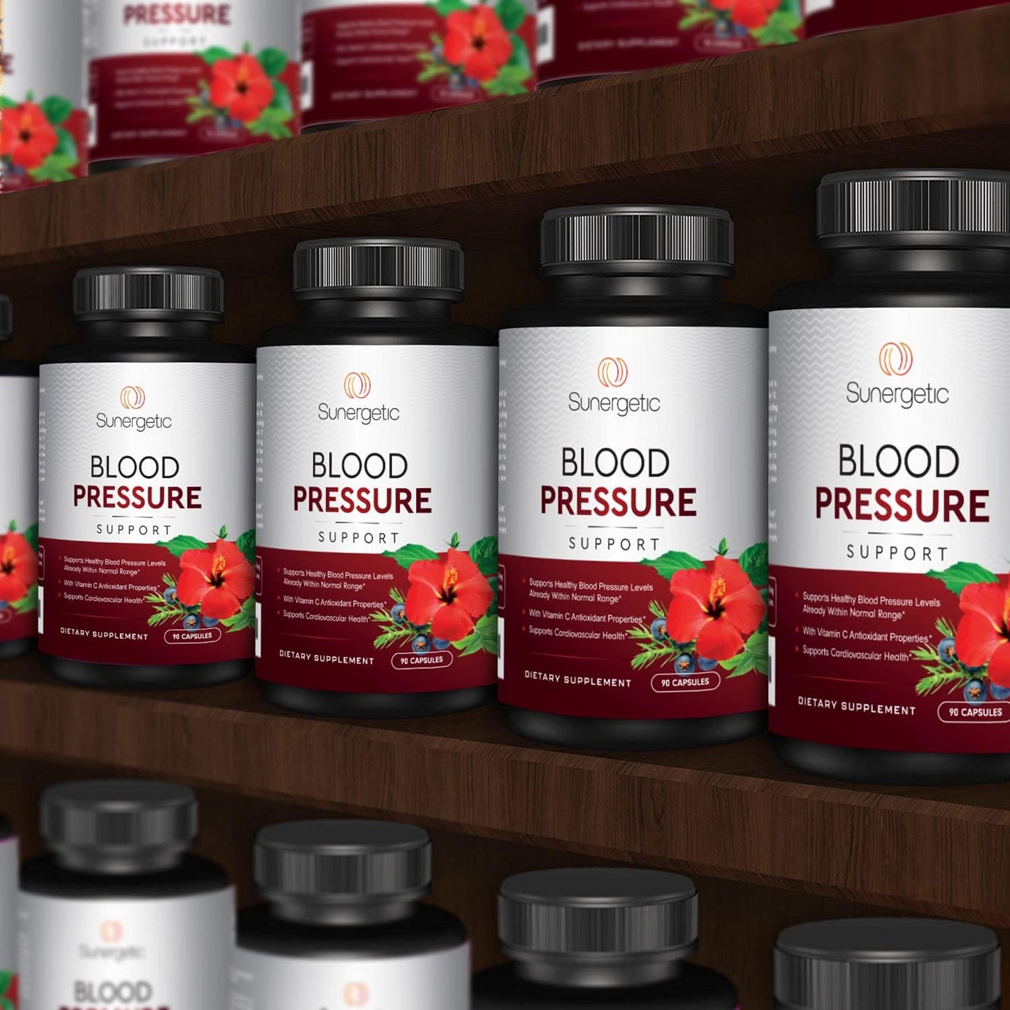 Premium Blood Pressure Support Supplement 90 Capsules