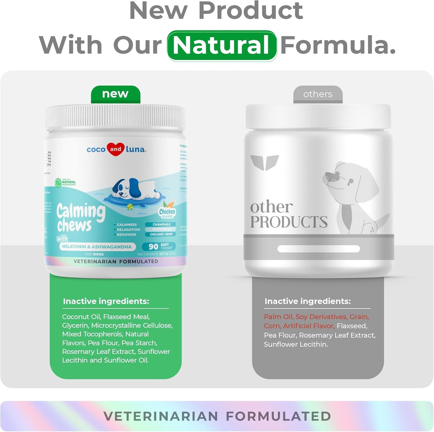 Calming Chews for Dogs Composure & Relaxation - 90 Soft Chews