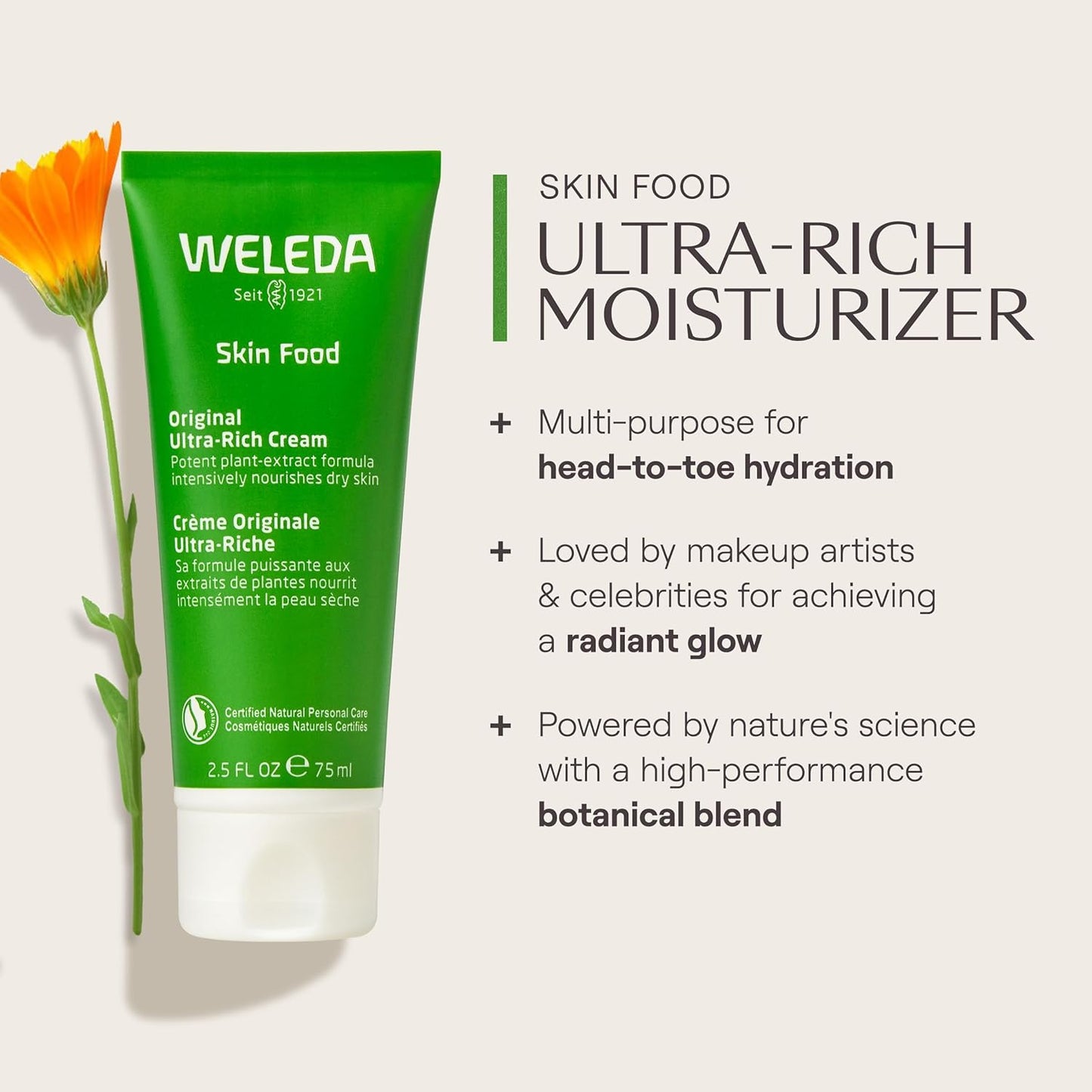 Weleda Skin Food Original Ultra-Rich Body Cream, 1 Fluid Ounce