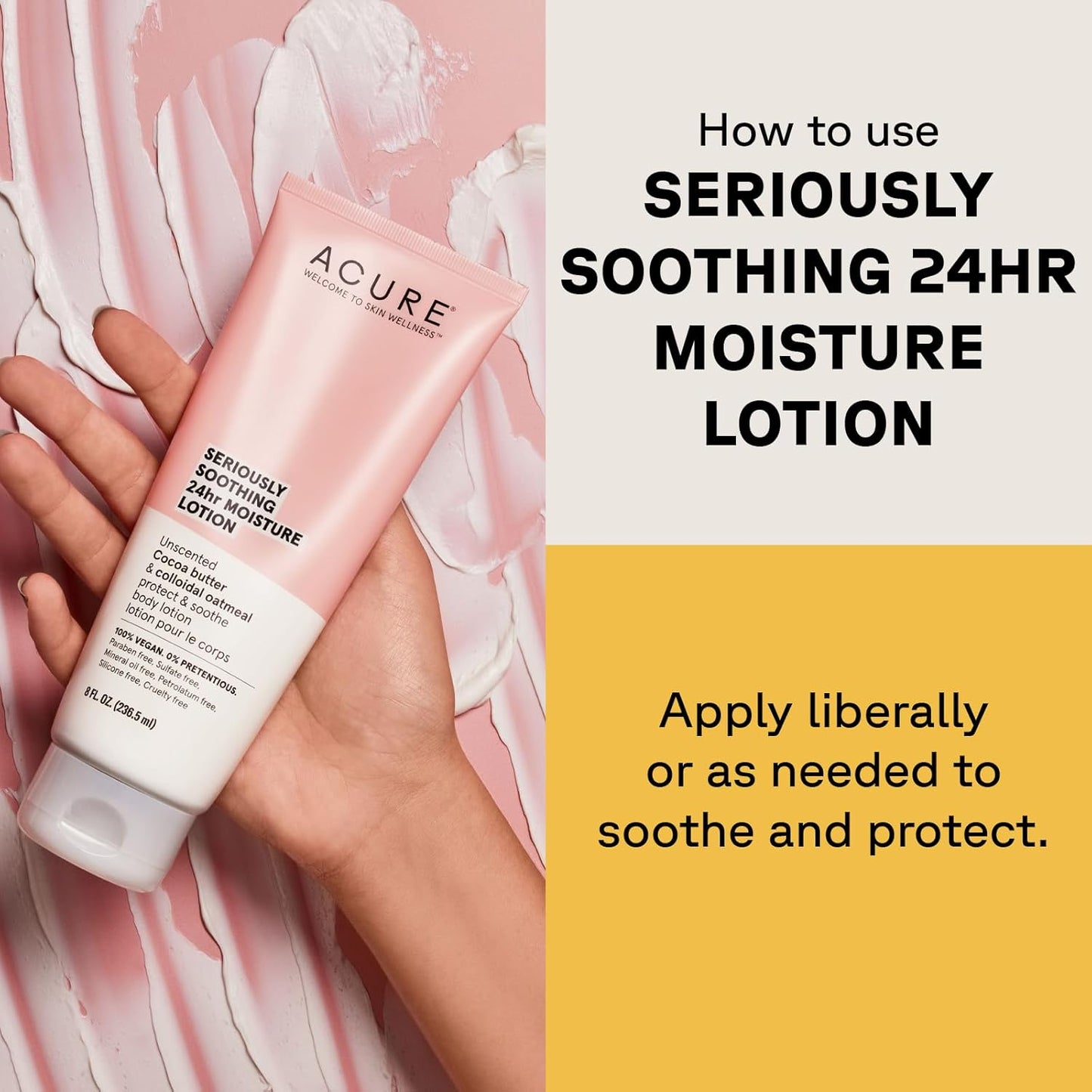 Acure 24HR Moisturizing Lotion - Soothing & Hydrating 8 Fl Oz
