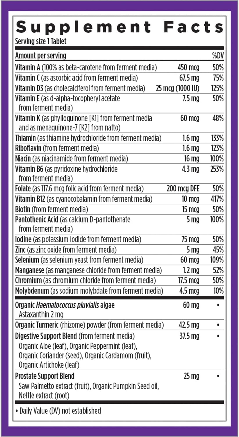 New Chapter Men's Multivitamin 50 Plus - 72 ct