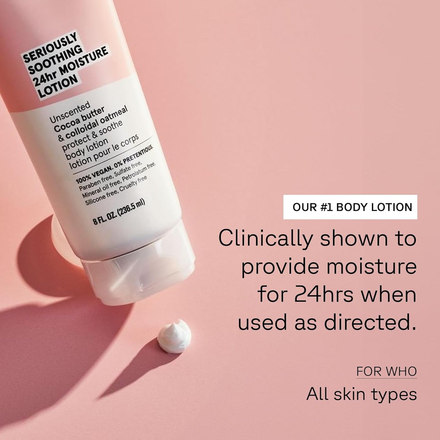 Acure 24HR Moisturizing Lotion - Soothing & Hydrating 8 Fl Oz