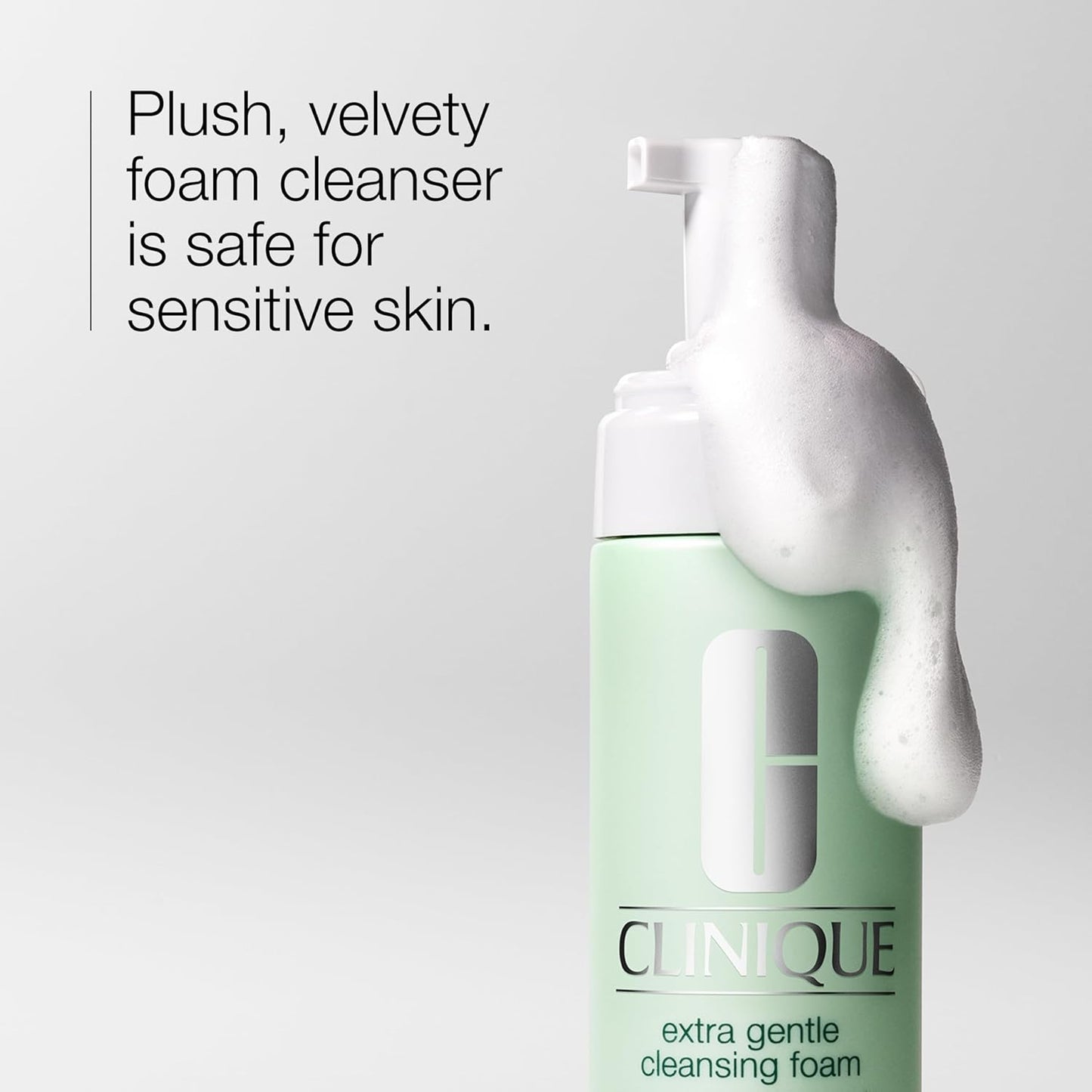 Clinique 3-Step Extra Gentle Cleansing Foam For Dry + Sensitive Skin, 4.2 Fl Oz