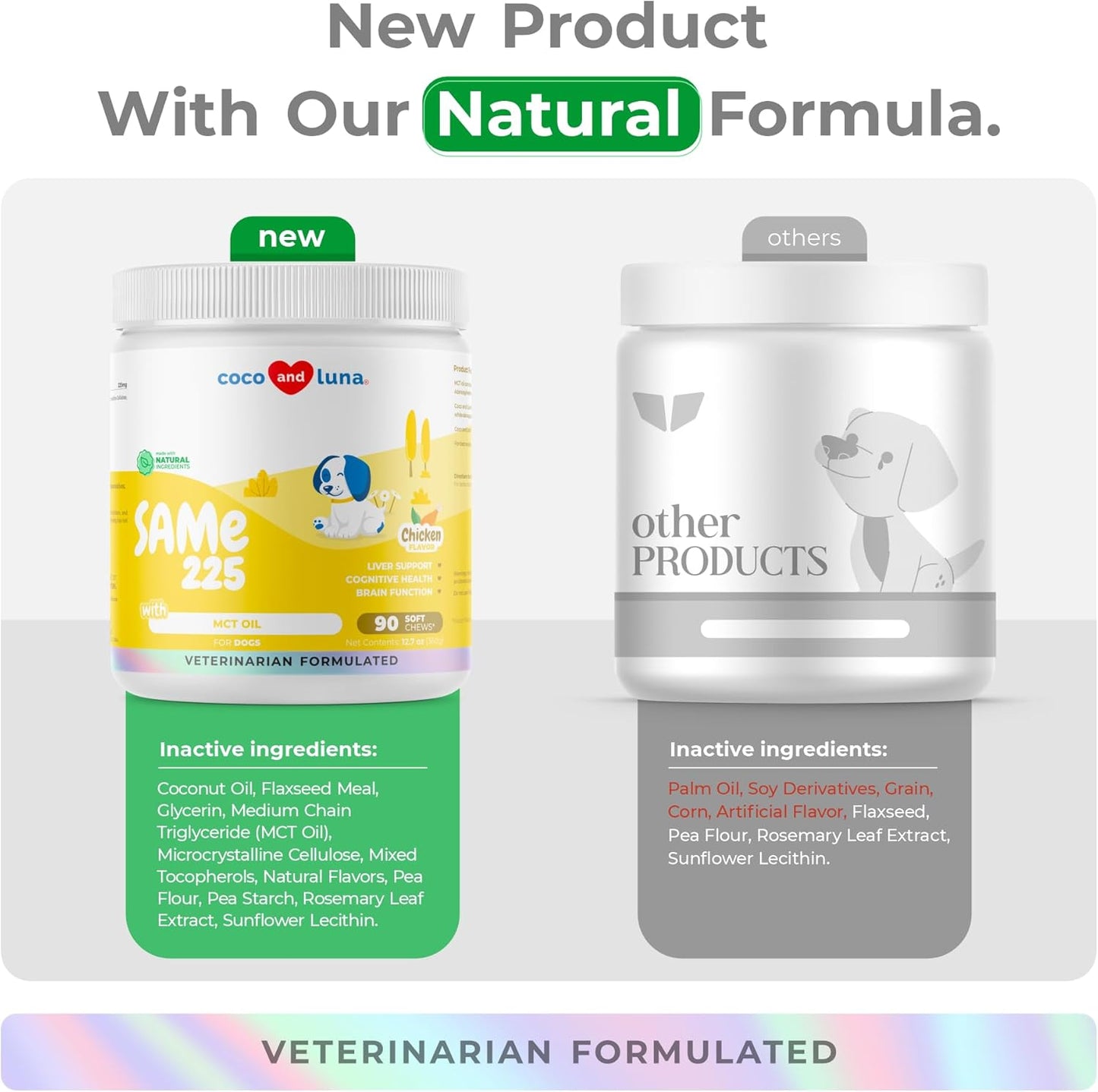 Same for Dogs Brain Health, Liver Support, and Cognitive Function - 90 Soft Chews