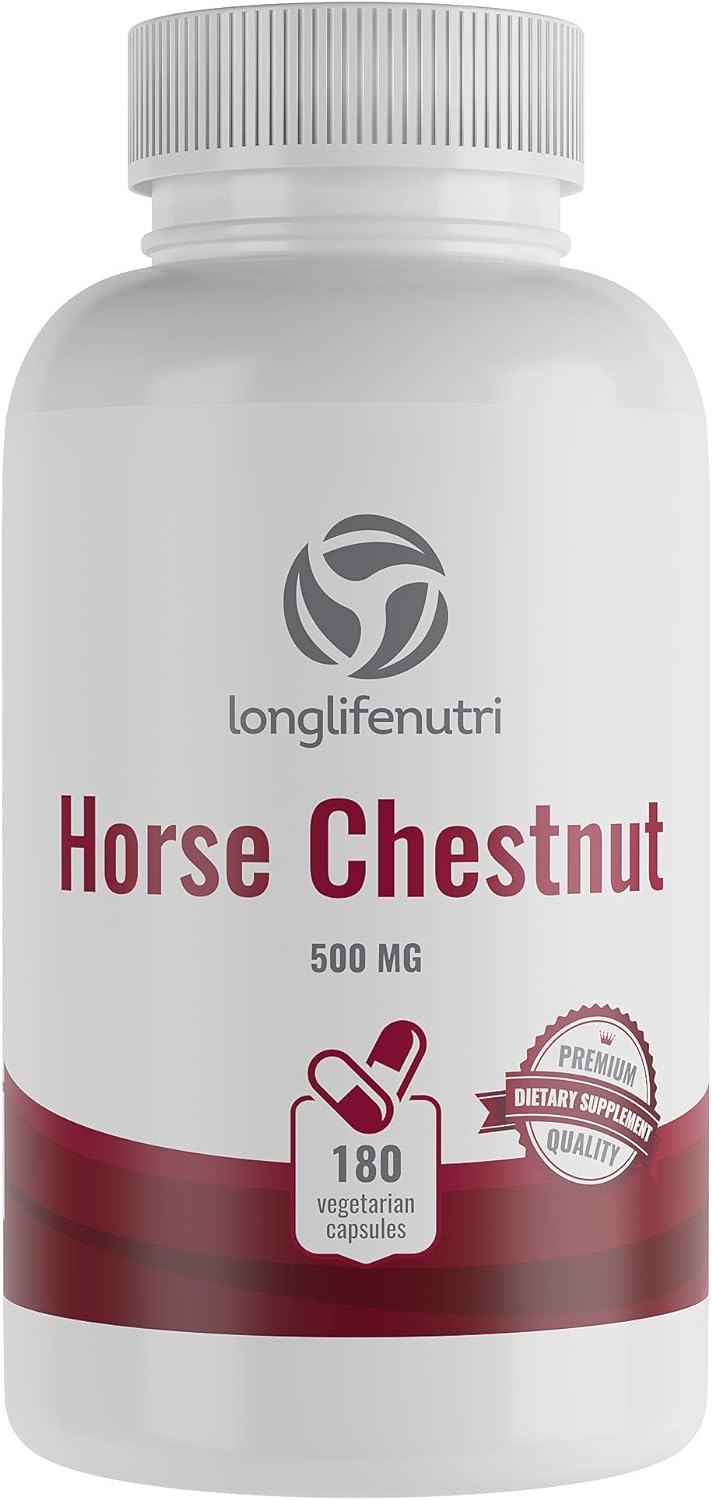 LongLifeNutri Horse Chestnut Extract 180 Vegetarian Capsules