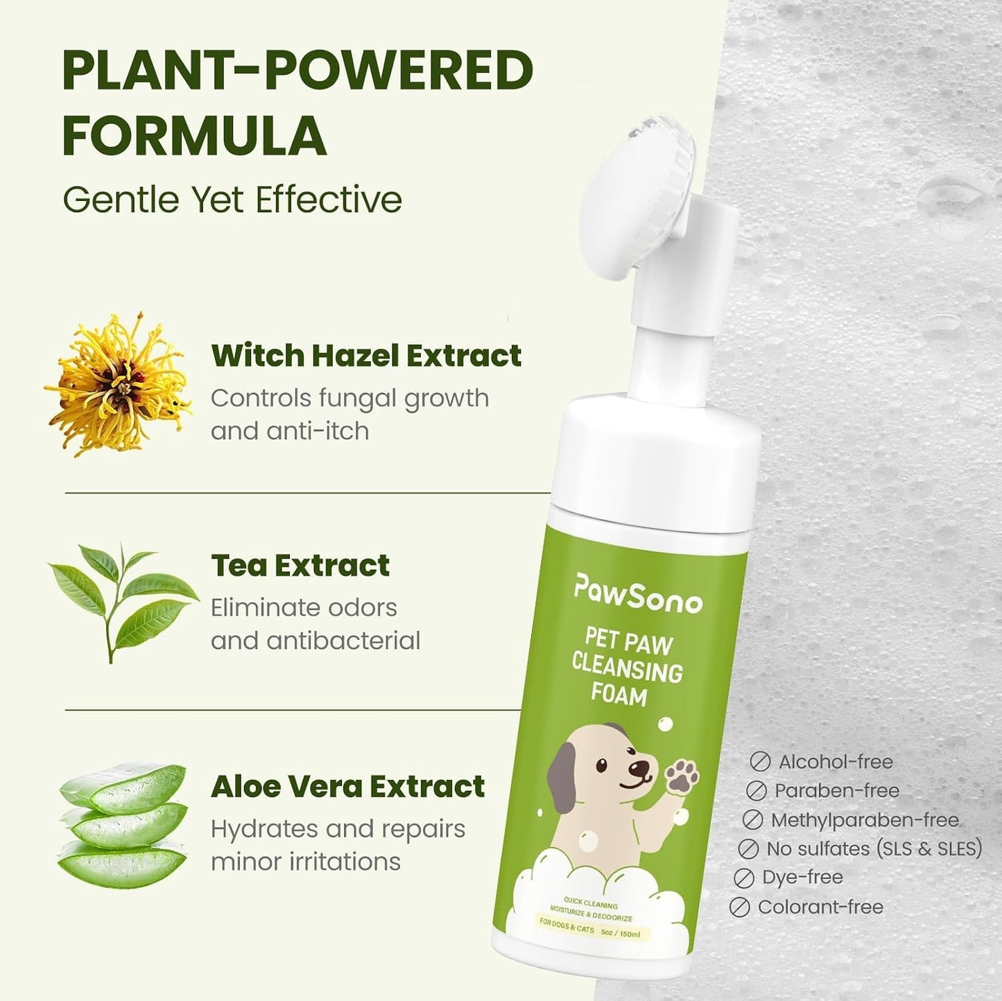 PawSono Paw Cleaner for Dogs & Cats - 5 fl oz