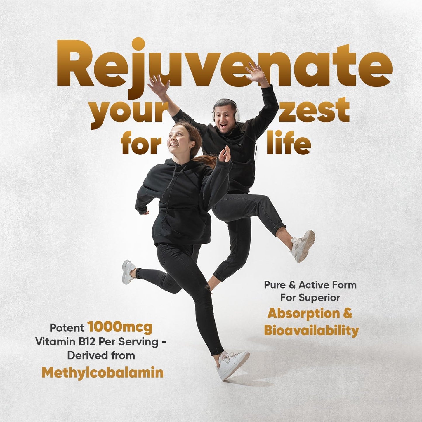Vitamin B12 High Strength 450 Pure Methylcobalamin Tablets