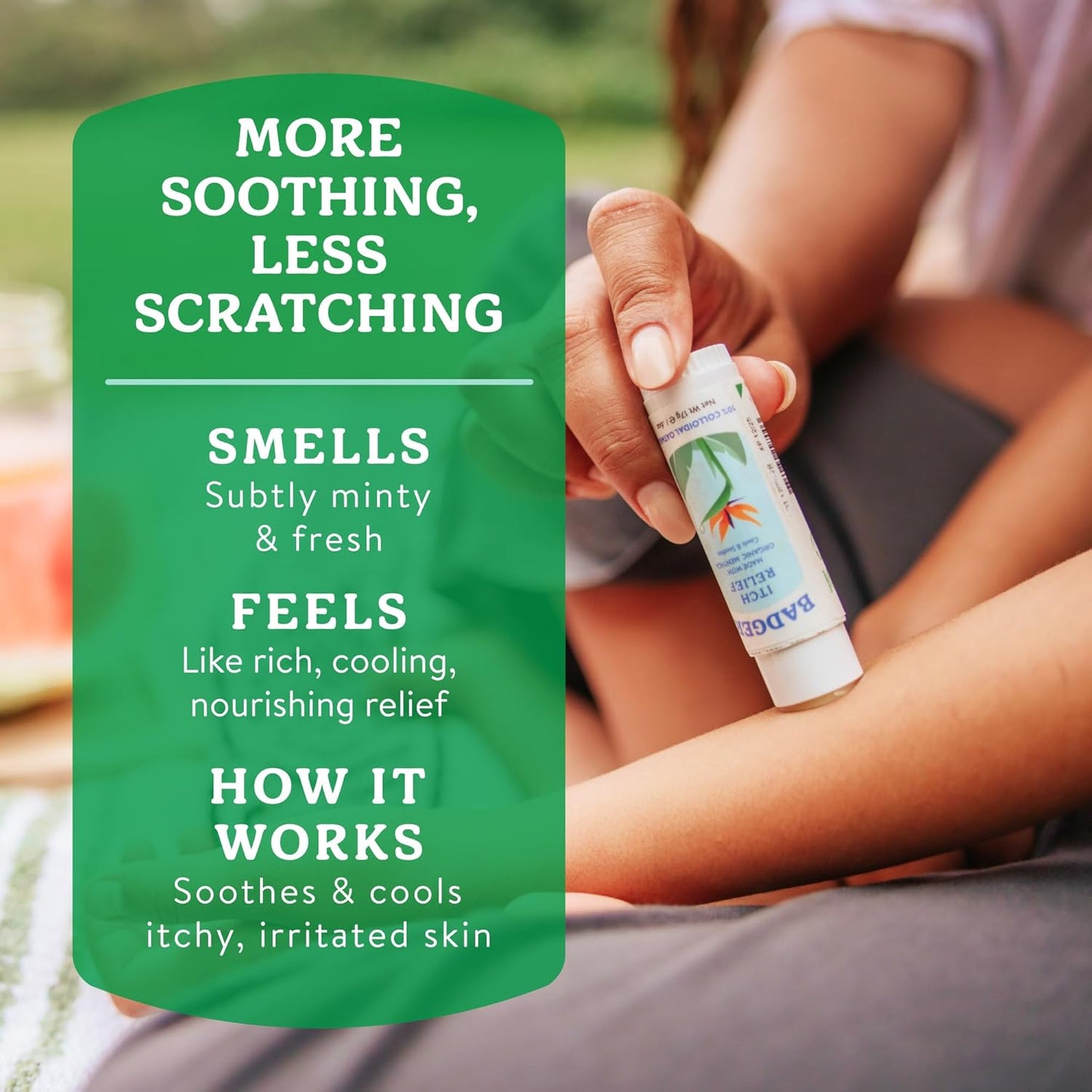 Badger Bug Bite Itch Relief Stick,6 oz, 2-Pack
