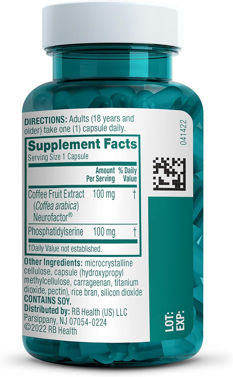 NEURIVA Original Decaffeinated Clinically Tested Nootropic 28 Capsules