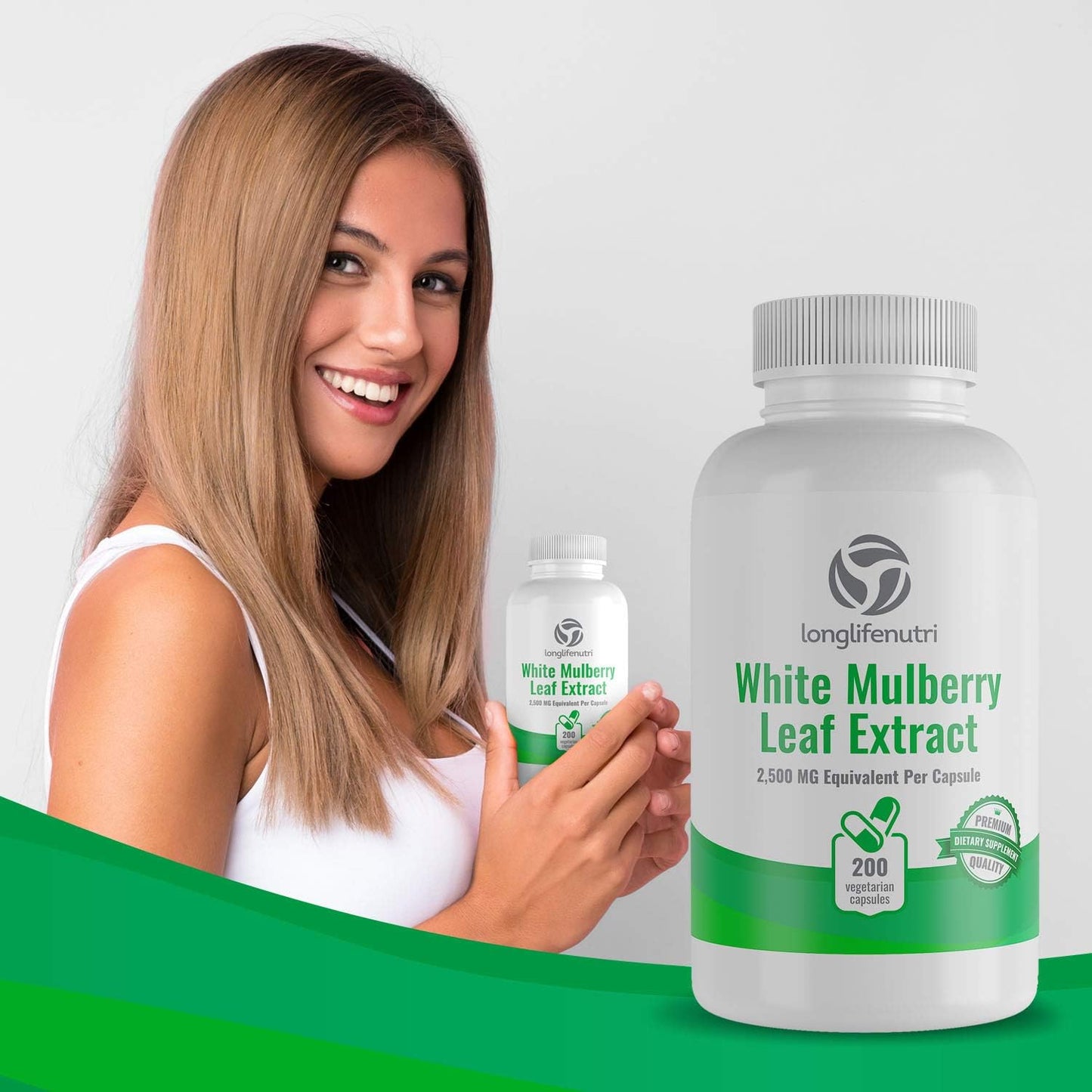 White Mulberry Leaf Extract 200 Vegetarian Capsules