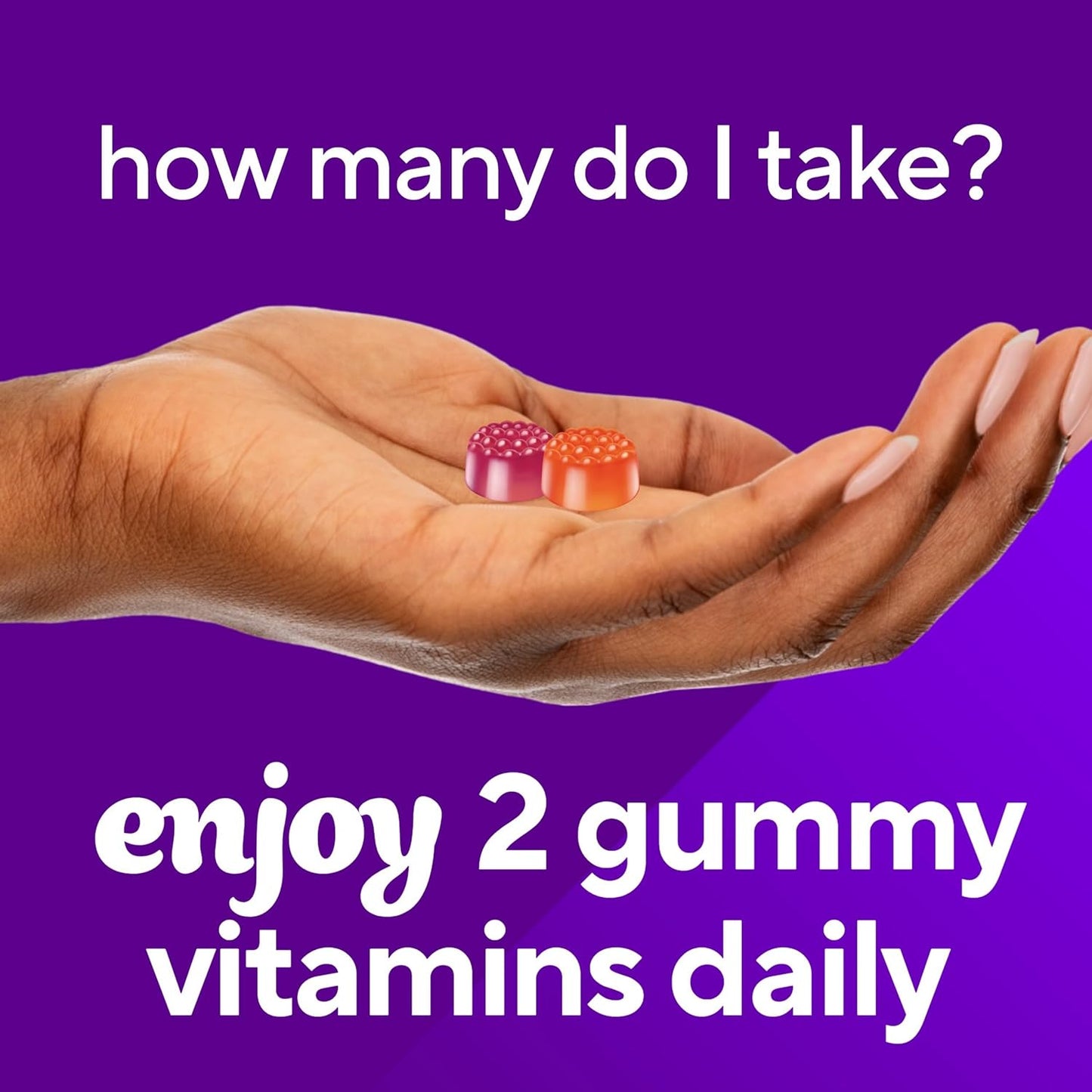 Vitafusion Probiotic Gummy Raspberry, Peach and Mango Flavors - 70 Count