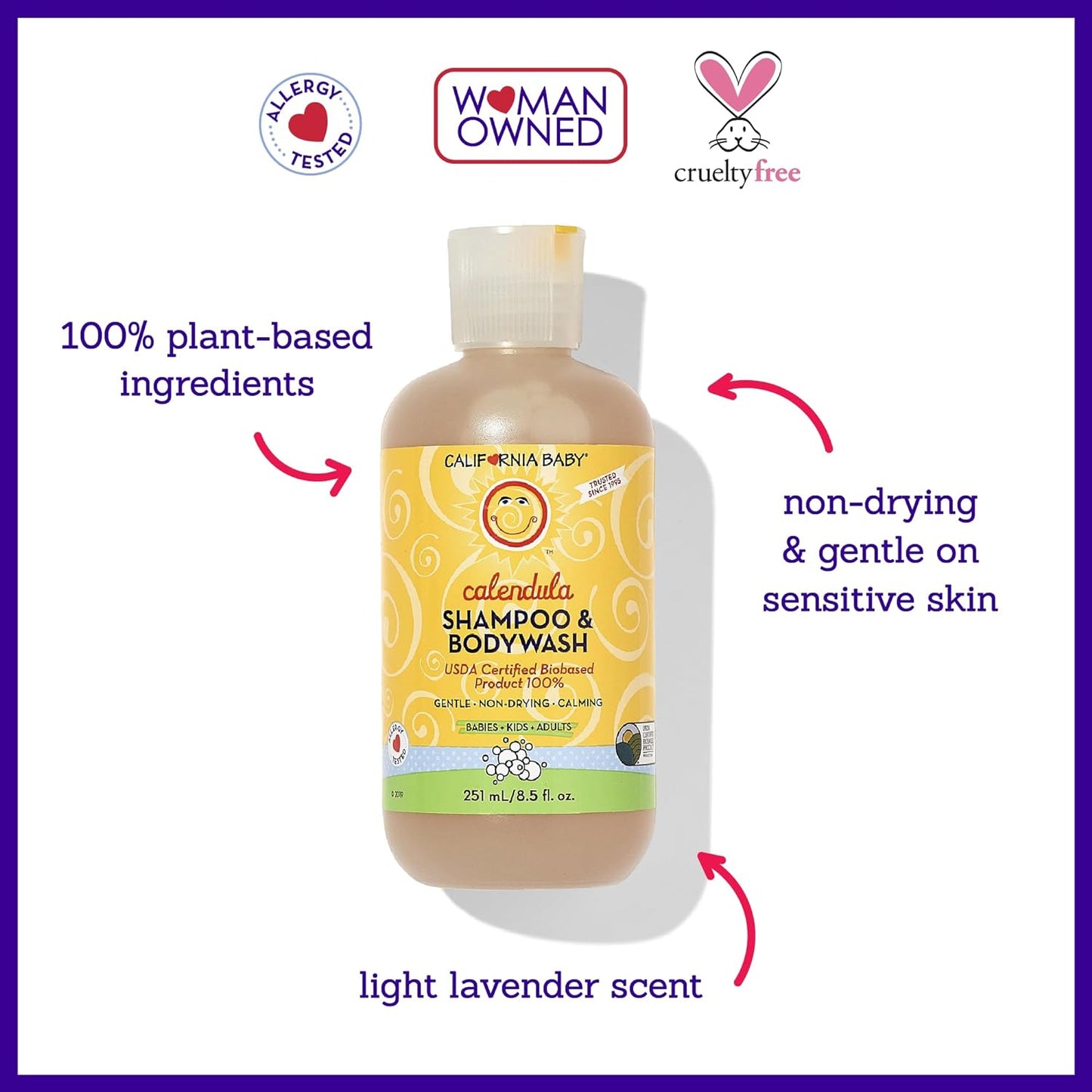 California Baby Calendula Shampoo and Body Wash 8.5 fl. oz.