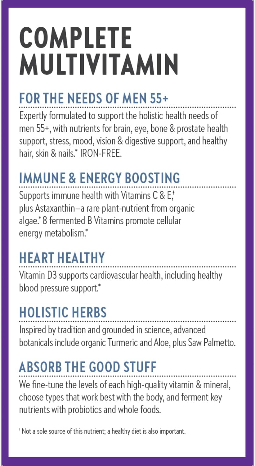 New Chapter Men's Multivitamin 50 Plus - 72 ct