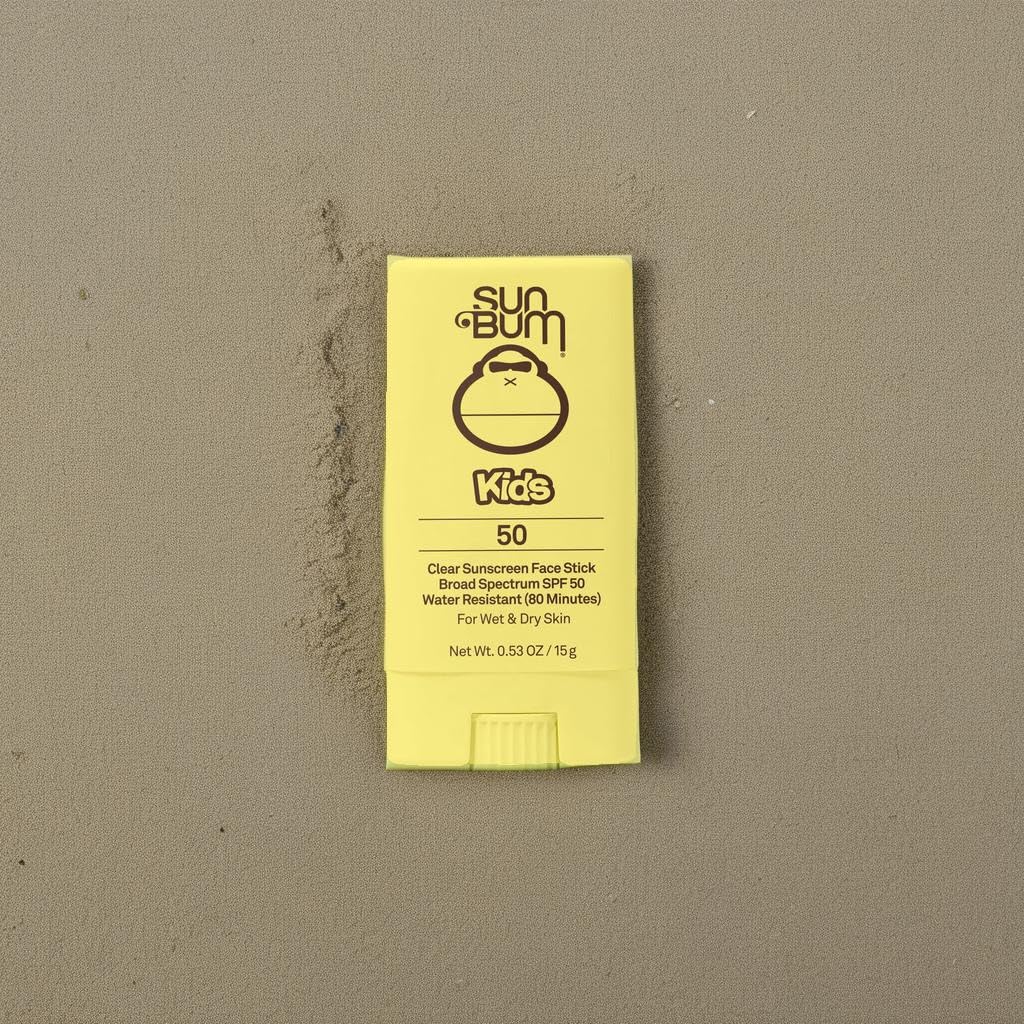 Sun Bum Kids SPF 50 Clear Face Stick Sunscreen 0.53 oz