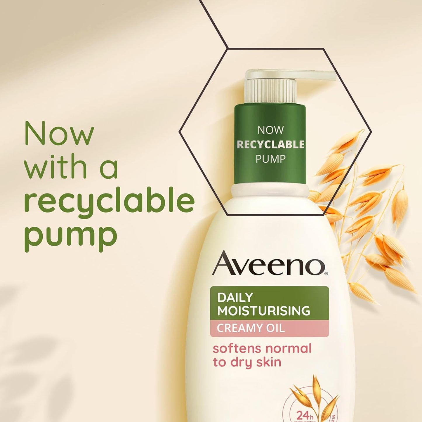 Aveeno Creamy Moist Oil - 300ml