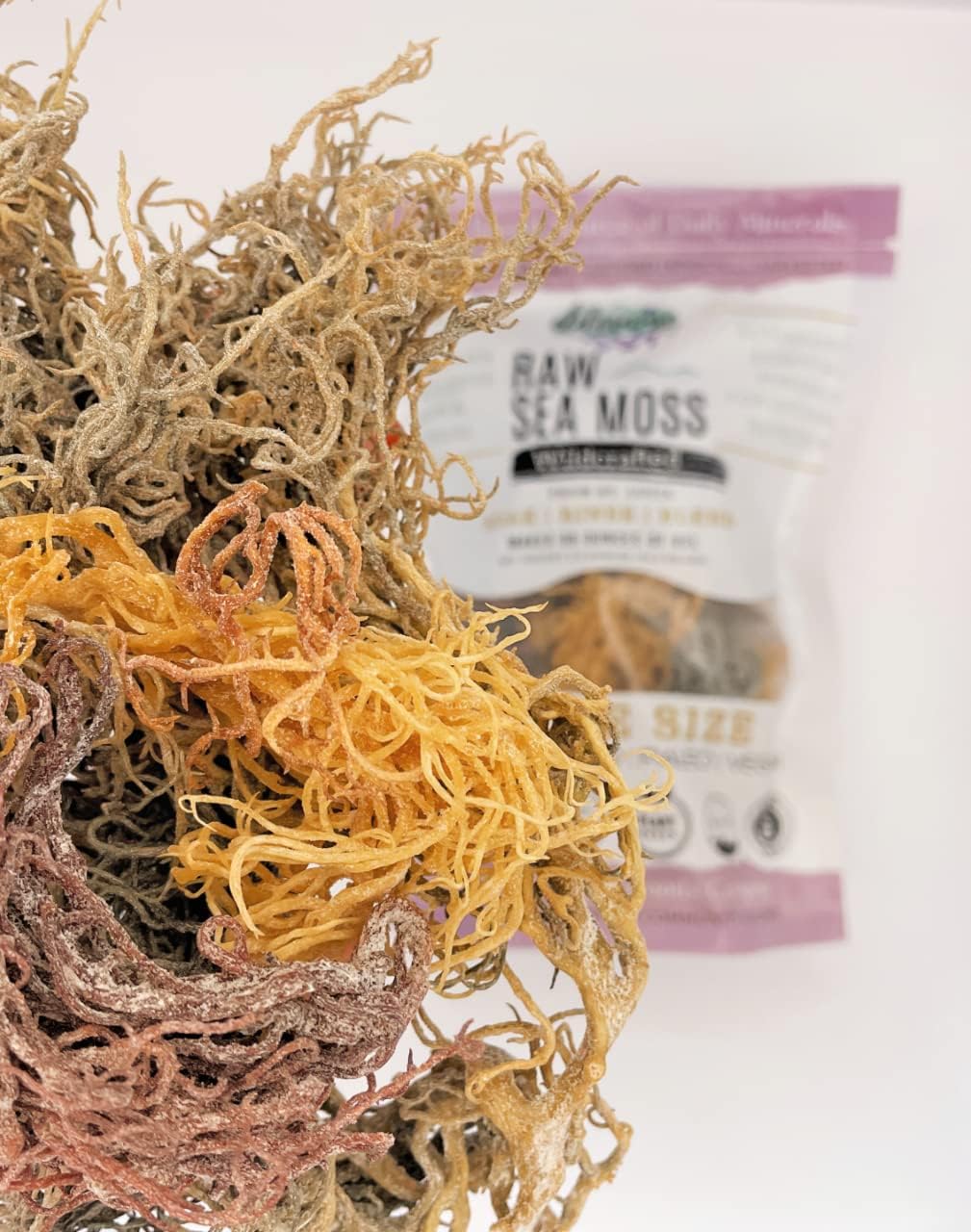 Sea Moss Wildcrafted 2.5 oz Makes 64 oz of Gel