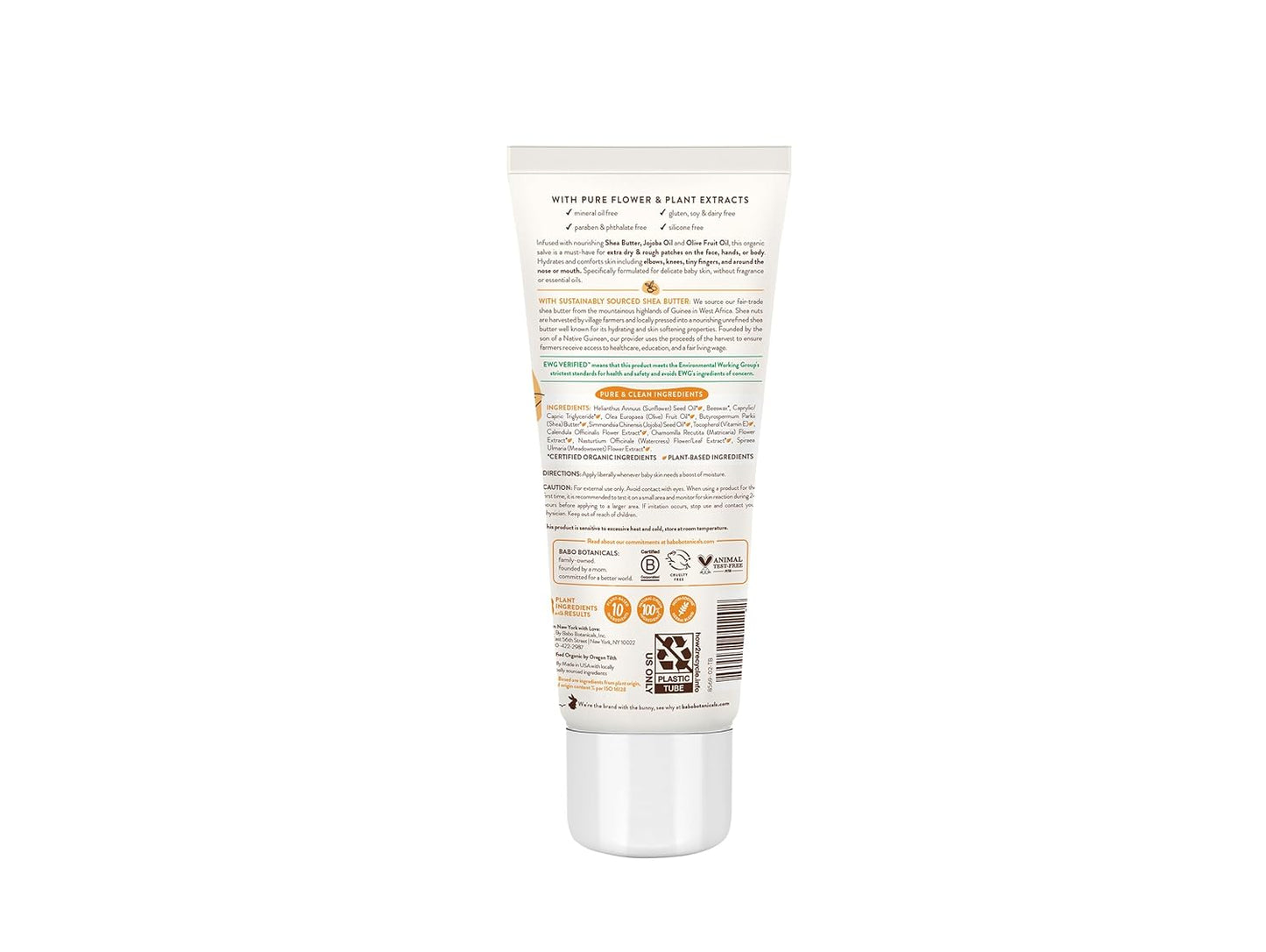 Babo Botanicals Sensitive Baby Fragrance-Free Soothing Miracle Balm -3.35 oz