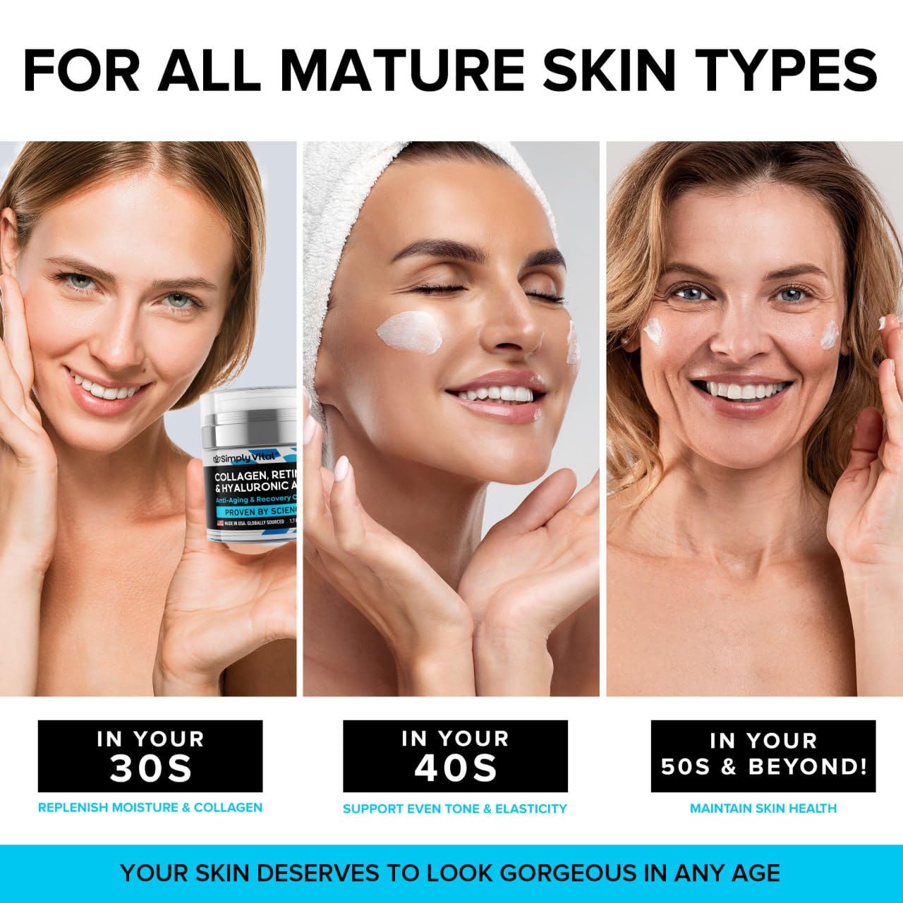SimplyVital Face Moisturizer Collagen Cream
