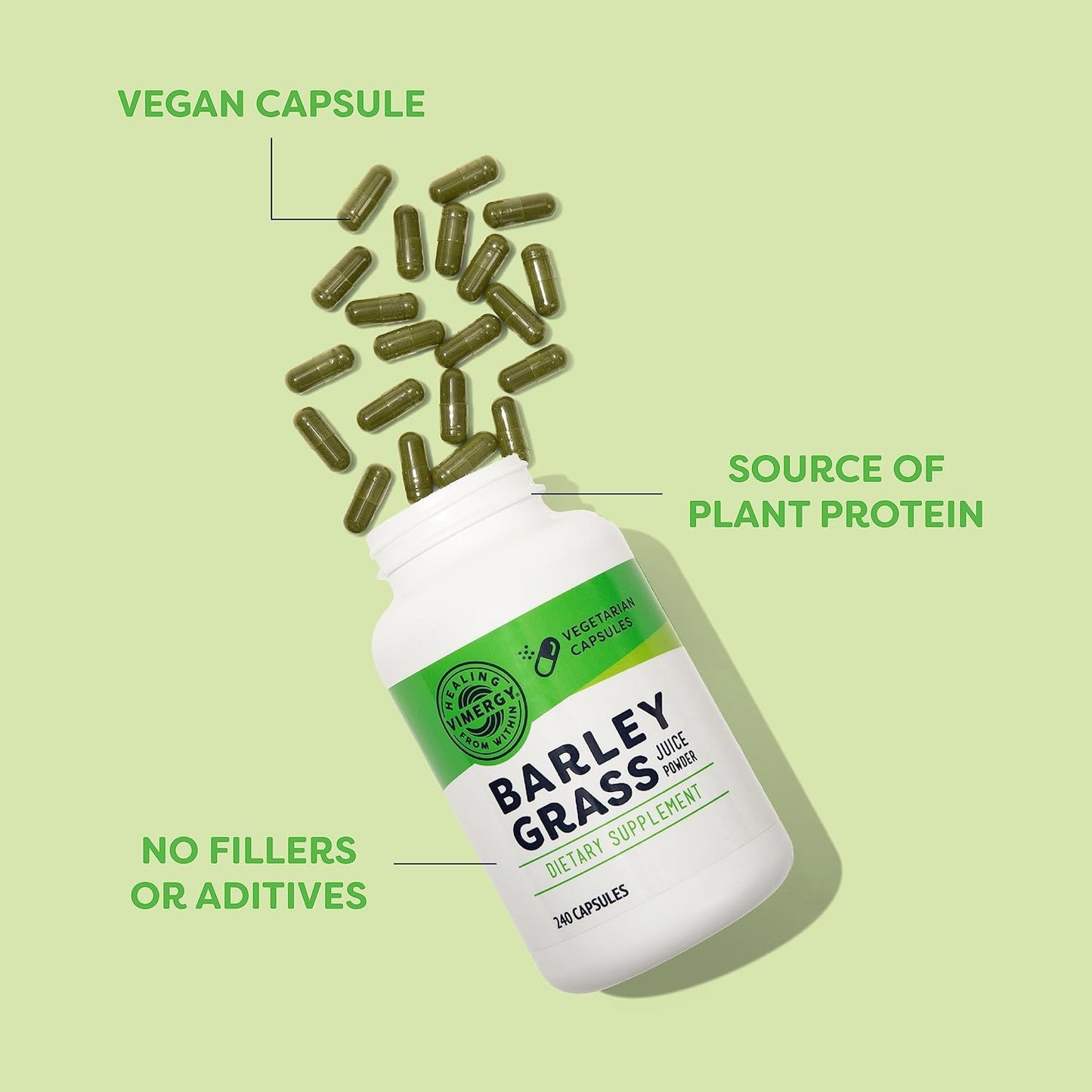 Vimergy Barley Grass 240 Capsules