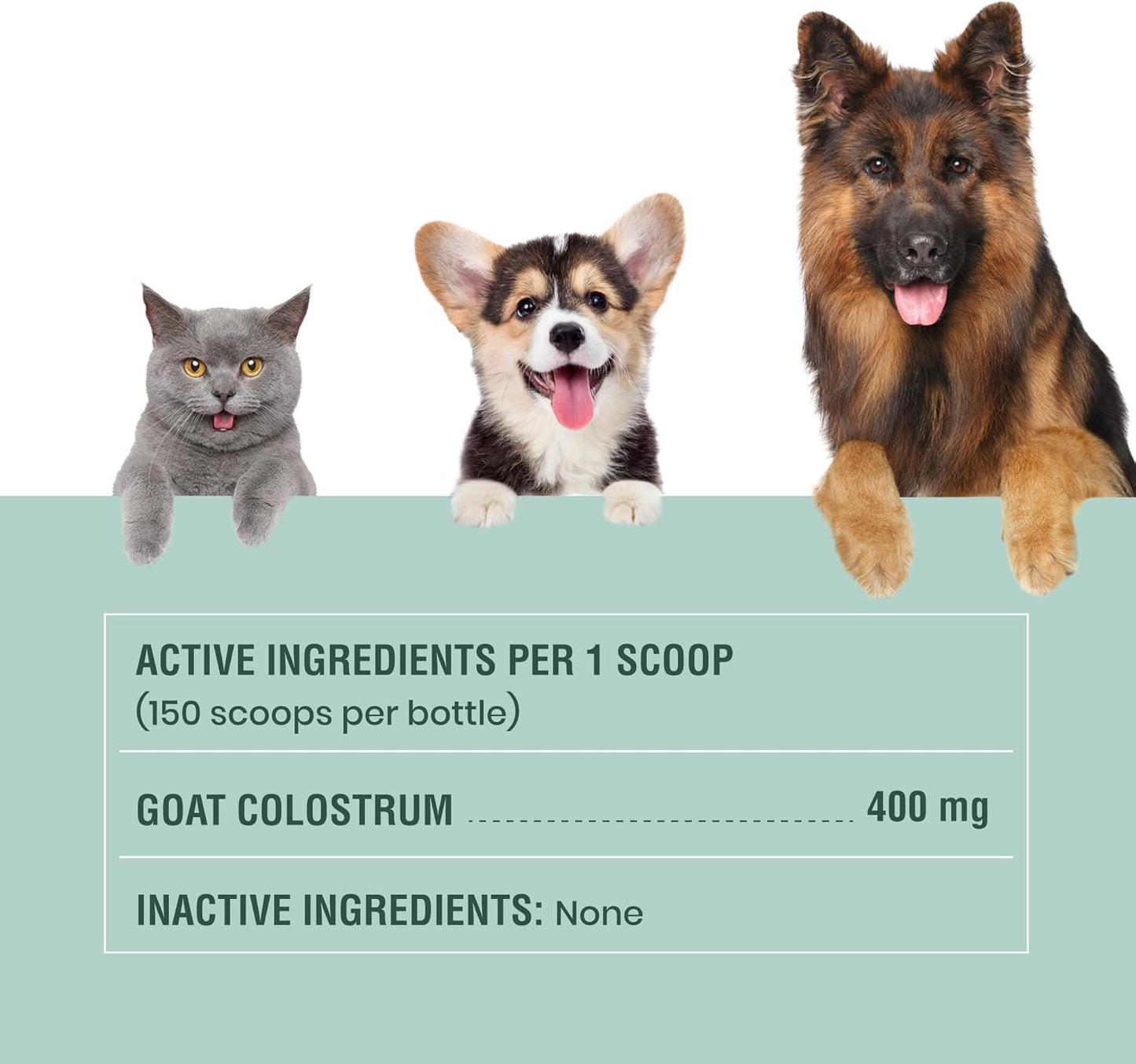 Special Breed Goat Colostrum for Dogs and Cats, Immune Support Supplement 2.10 oz