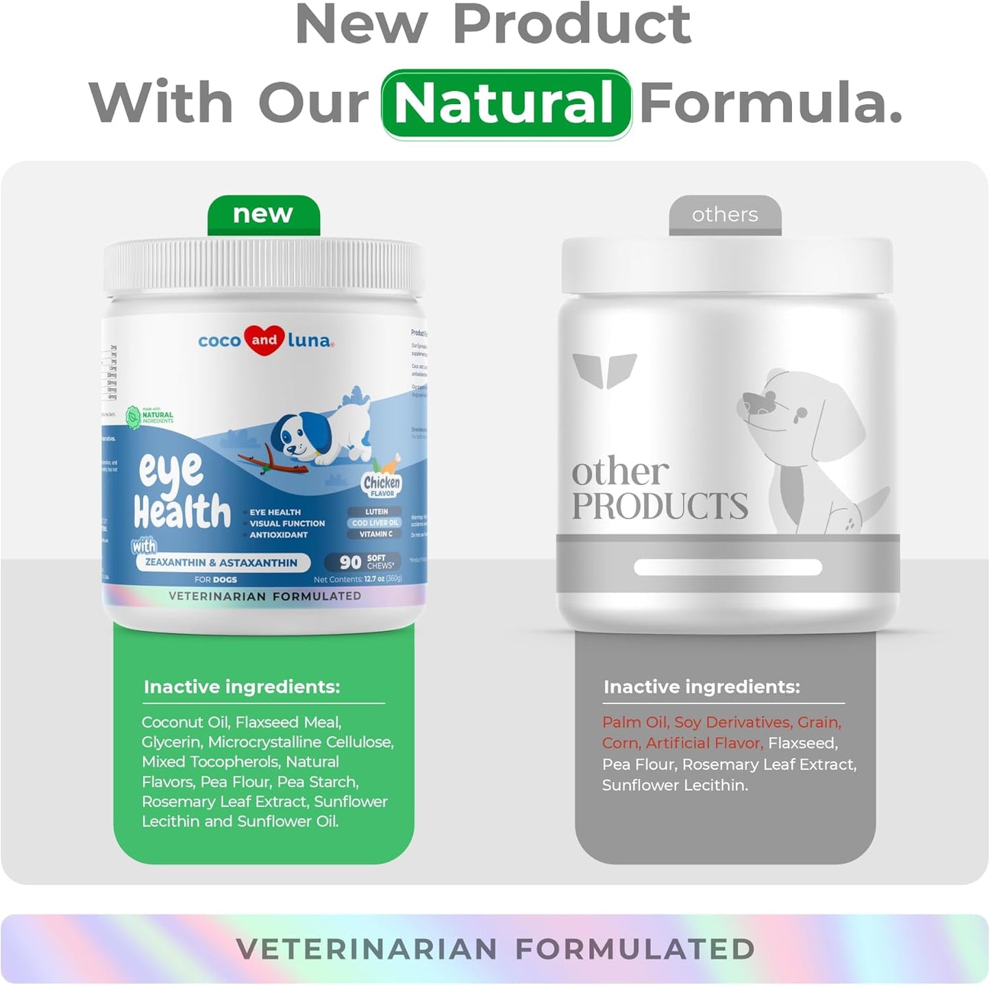 Eye Support for Dogs - 90 Soft Chews