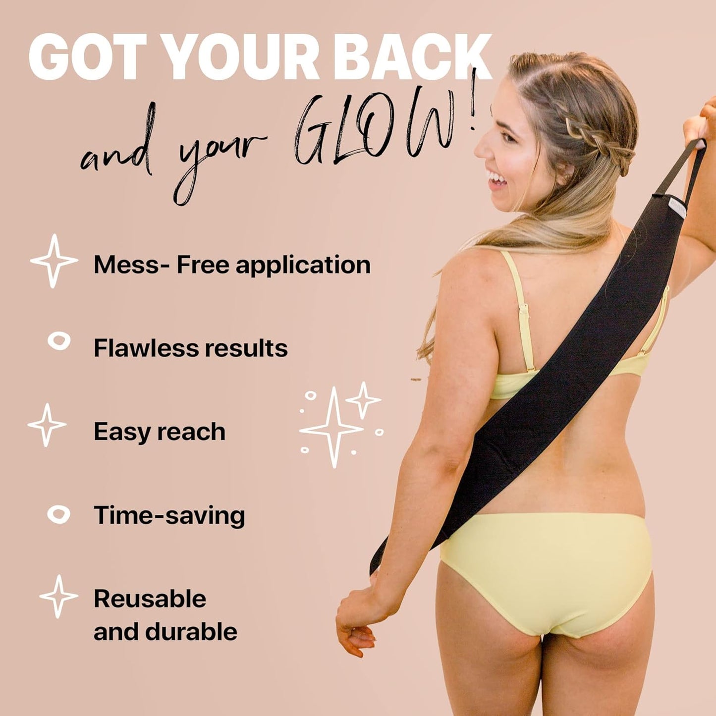 Self Tanner Back Applicator - Ultra Soft Sunless Tanning