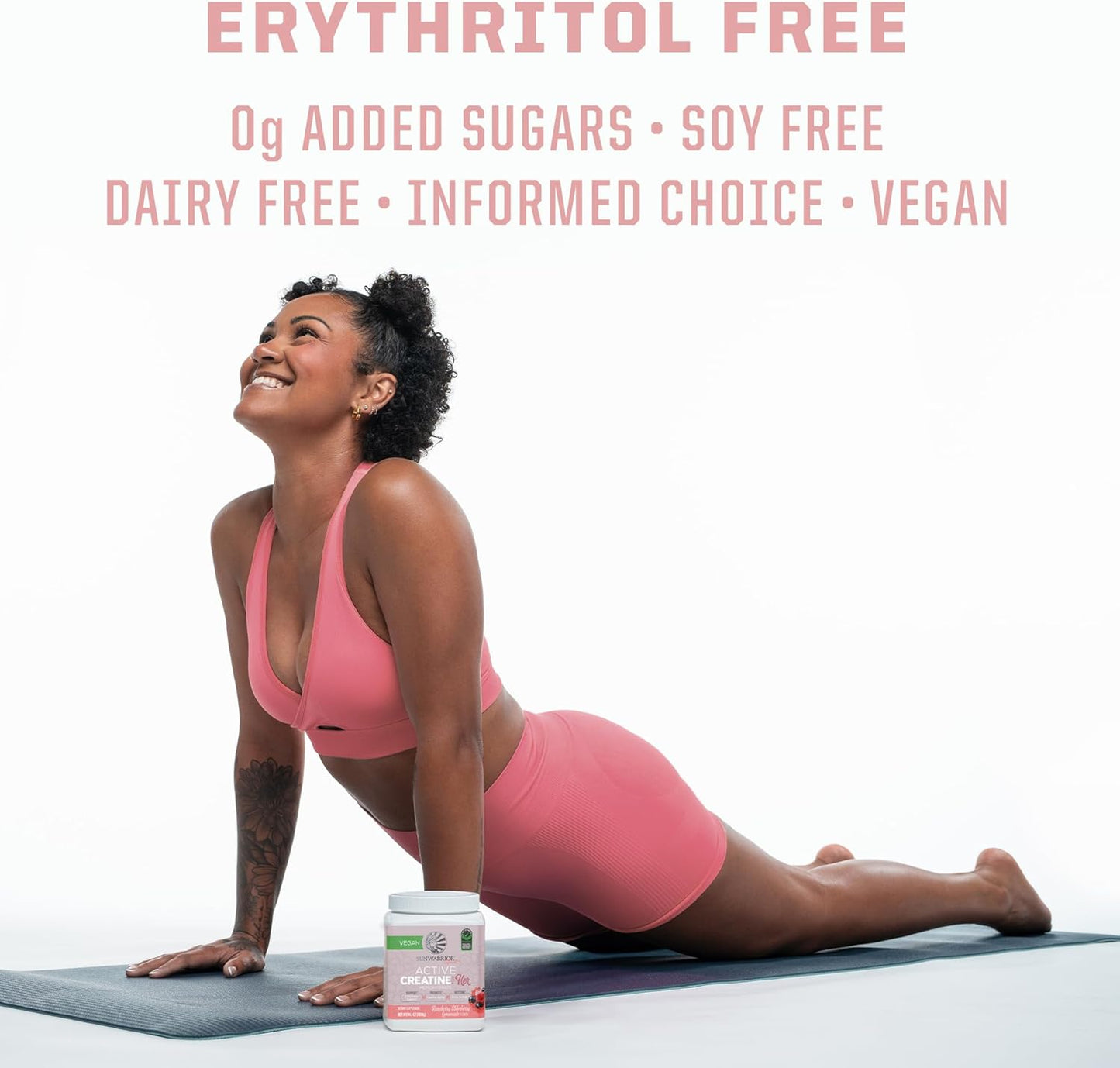 Sunwarrior Creatine for Women Monohydrate Powder - 14.1 oz