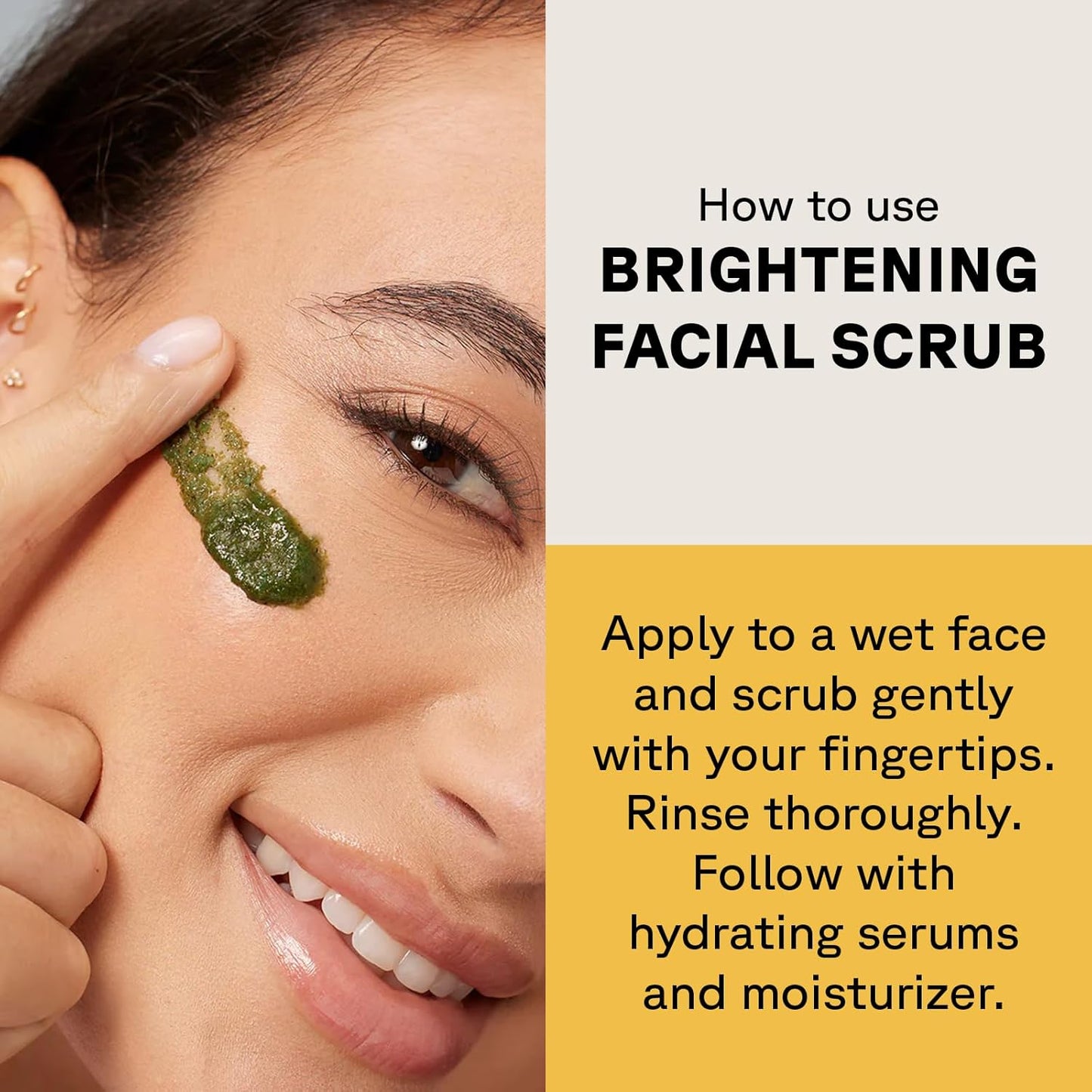 Acure Brightening Facial Scrub 4 Fl Oz