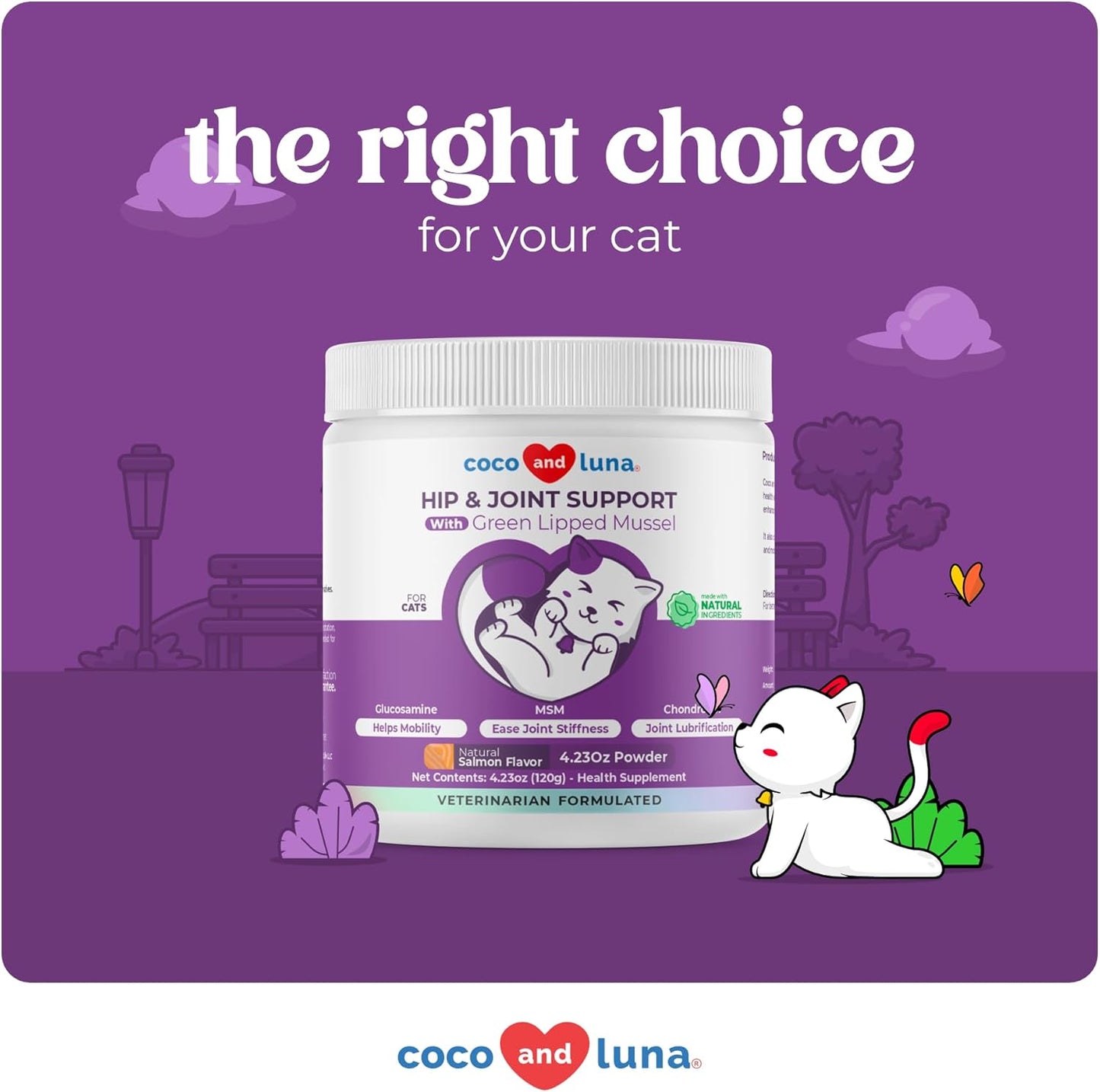 Glucosamine for Cats - 4.23oz/120g Powder
