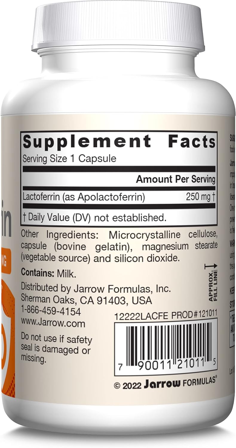 Jarrow Formulas Lactoferrin 60 Capsules