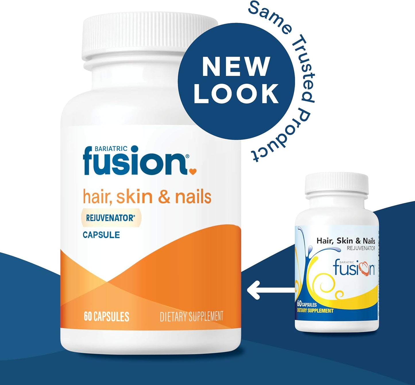 Bariatric Fusion ONE Per Day Bariatric Hair Skin and Nails Vitamins REJUVENATOR - 60 Capsules