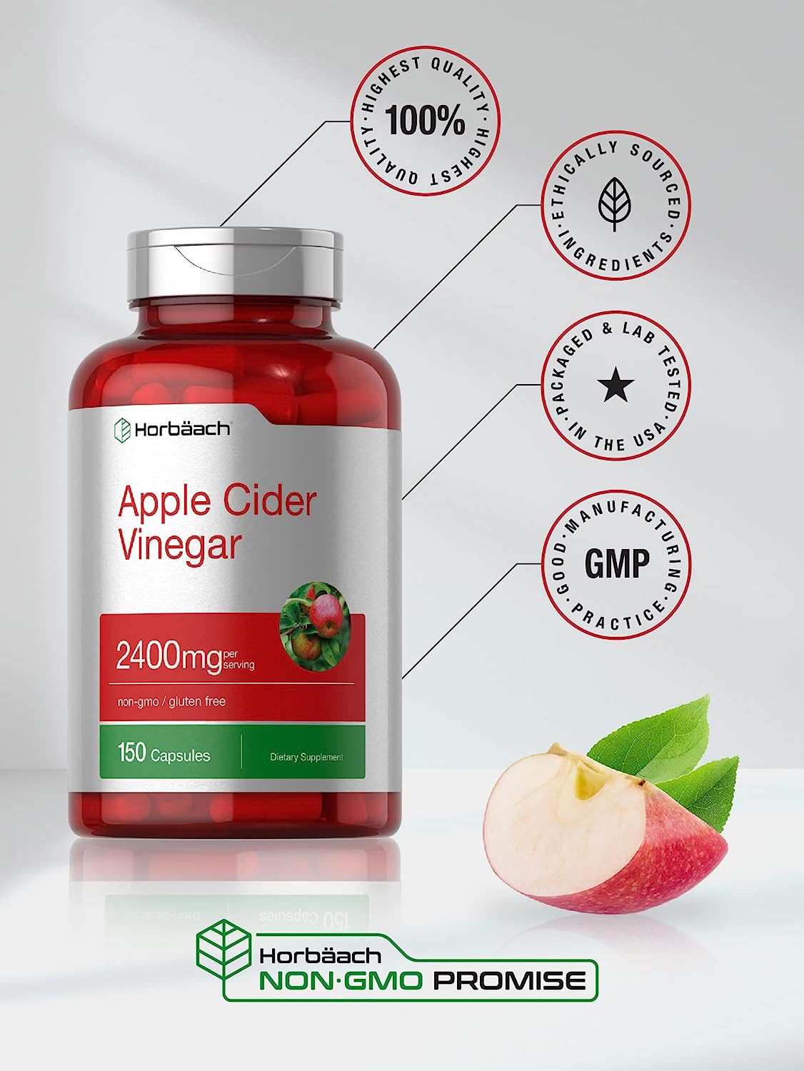Apple Cider Vinegar Capsules 150 Count