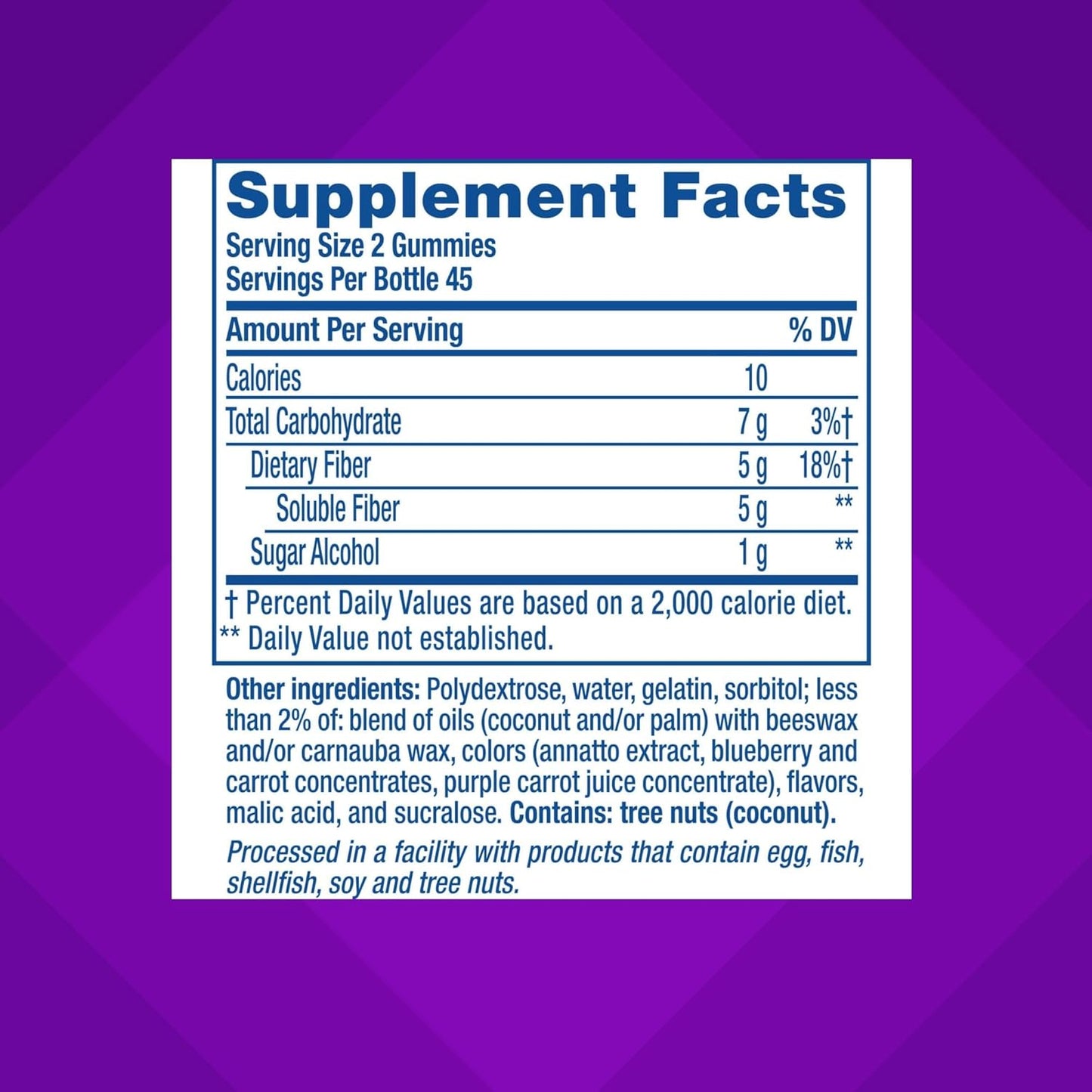 Vitafusion Fiber Well Gummy Vitamins, 90 Count