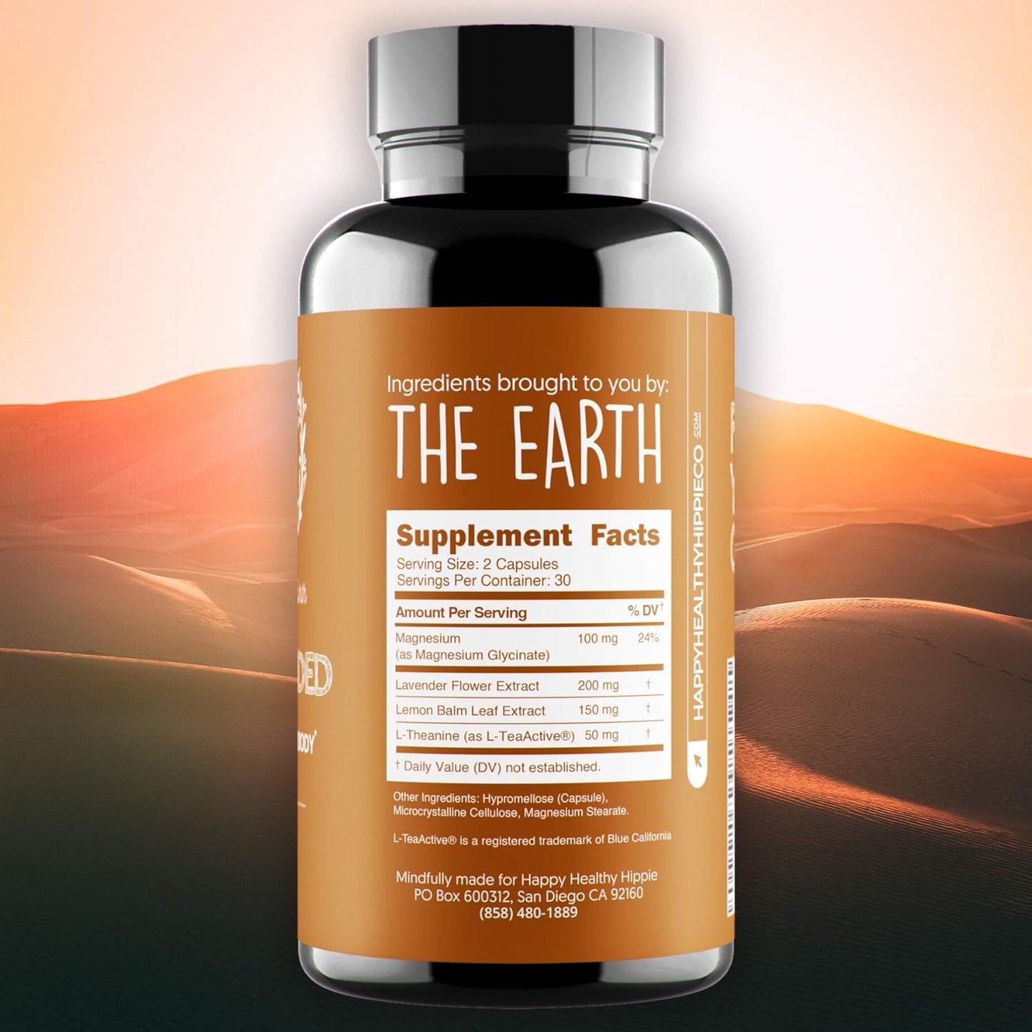 Be Grounded - Healthy Stress Management Support - 60 count